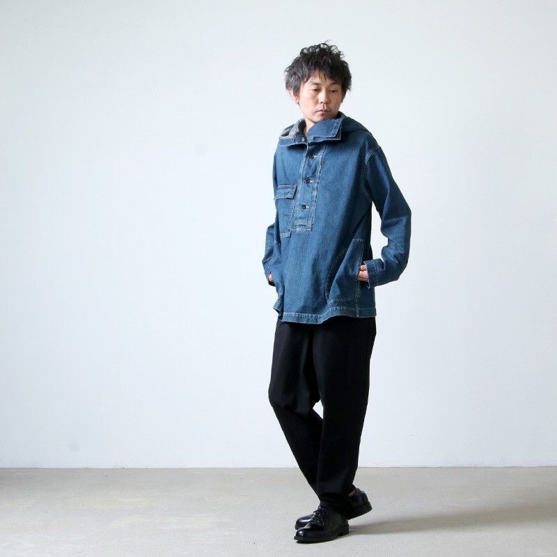 Engineered Garments (Ordinary Fits) Re:Ordinary Gunner Smock Denim Anorak Parka Size US M / EU 48-50 / 2 - 12 Thumbnail