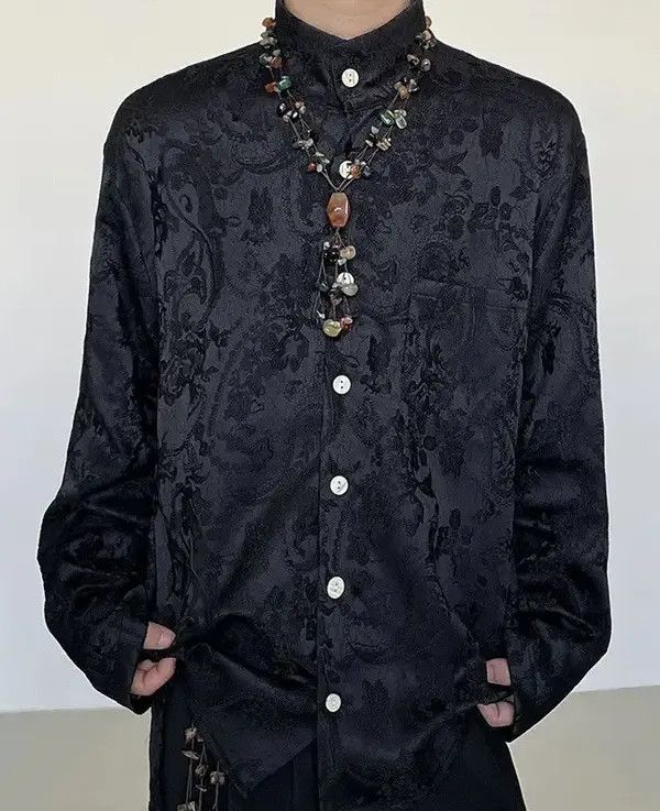Japanese Brand Mikami x Asada Retro paisley jacquard button up shirt Size US M / EU 48-50 / 2 - 7 Thumbnail