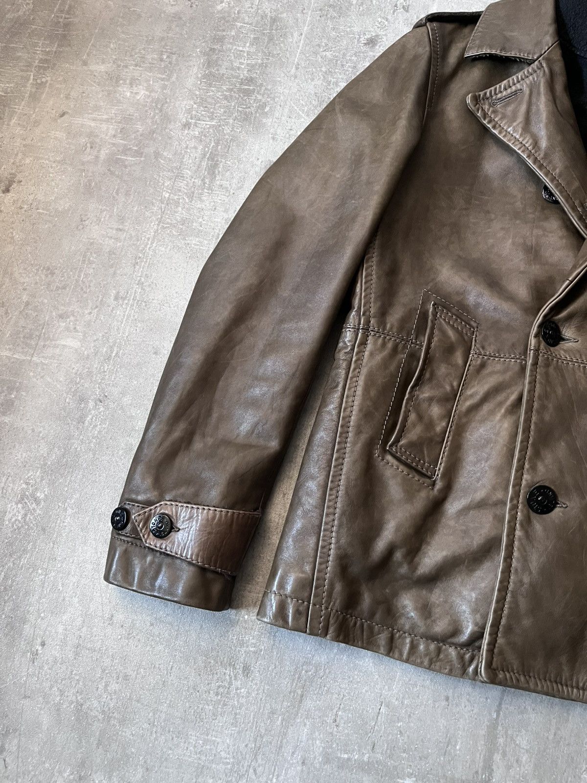 Stone Island Stone Island A/W 2008 2 in 1 leather jacket coat Size US M / EU 48-50 / 2 - 5 Thumbnail