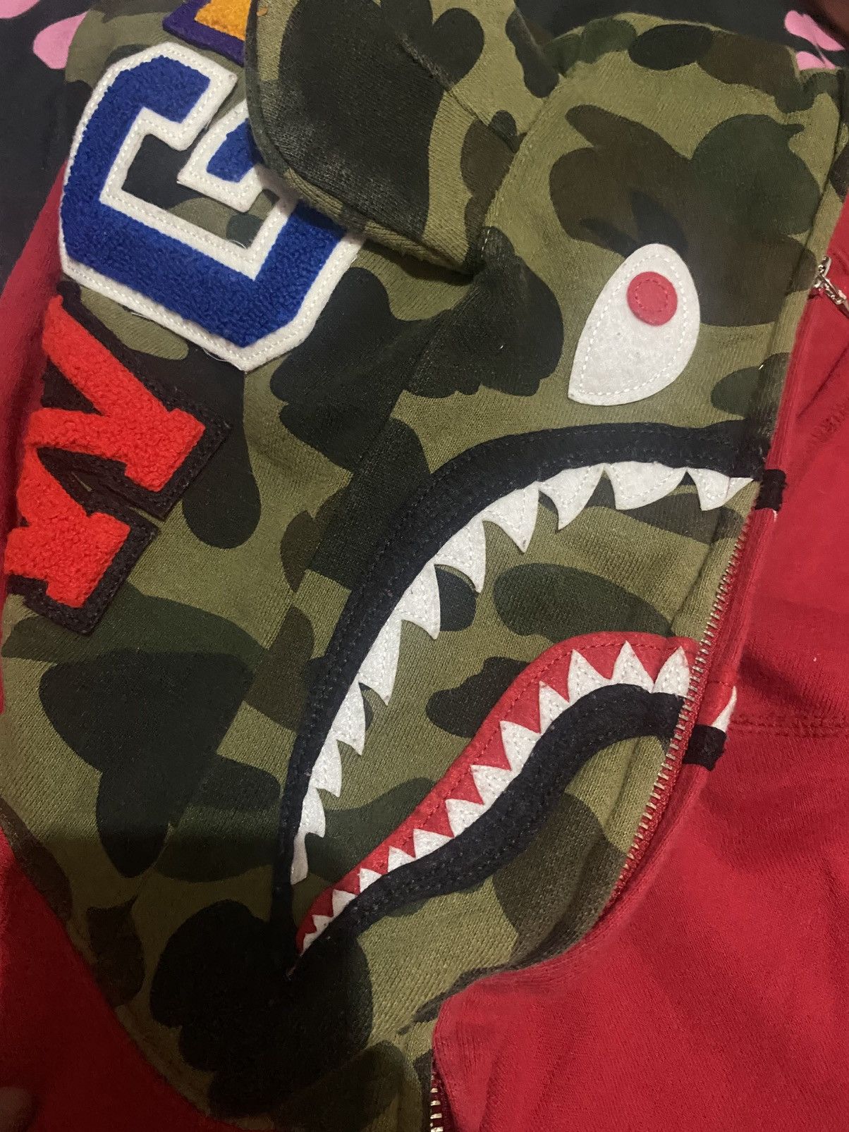 Bape Bape x Medicom toy Be@rbrick shark full zip hoodie Size XS / US 0-2 / IT 36-38 - 4 Thumbnail