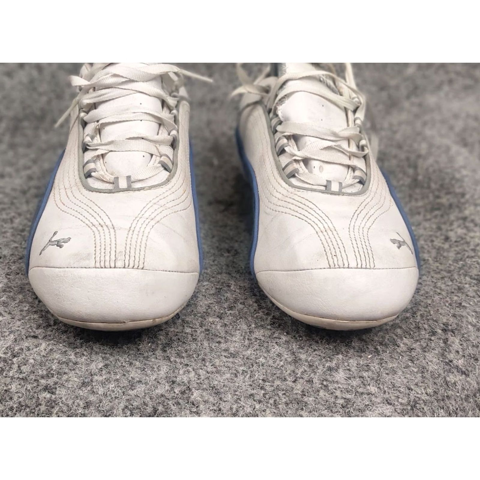 Puma VINTAGE Puma FS Speed Cat Sneakers Men 7.5 White Purple Logo Racing Cat Logo Sneakers Size US 8 / EU 41 - 6 Thumbnail