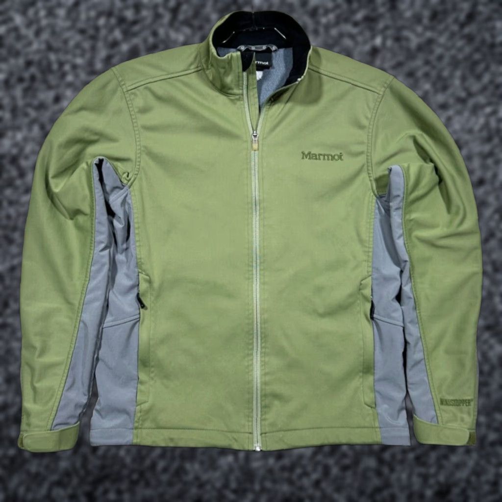 Marmot Marmot Windstopper Jacket Womens S Olive/Gray Full Zip Pockets Softshell Hiking Size S / US 4 / IT 40 - 1 Thumbnail