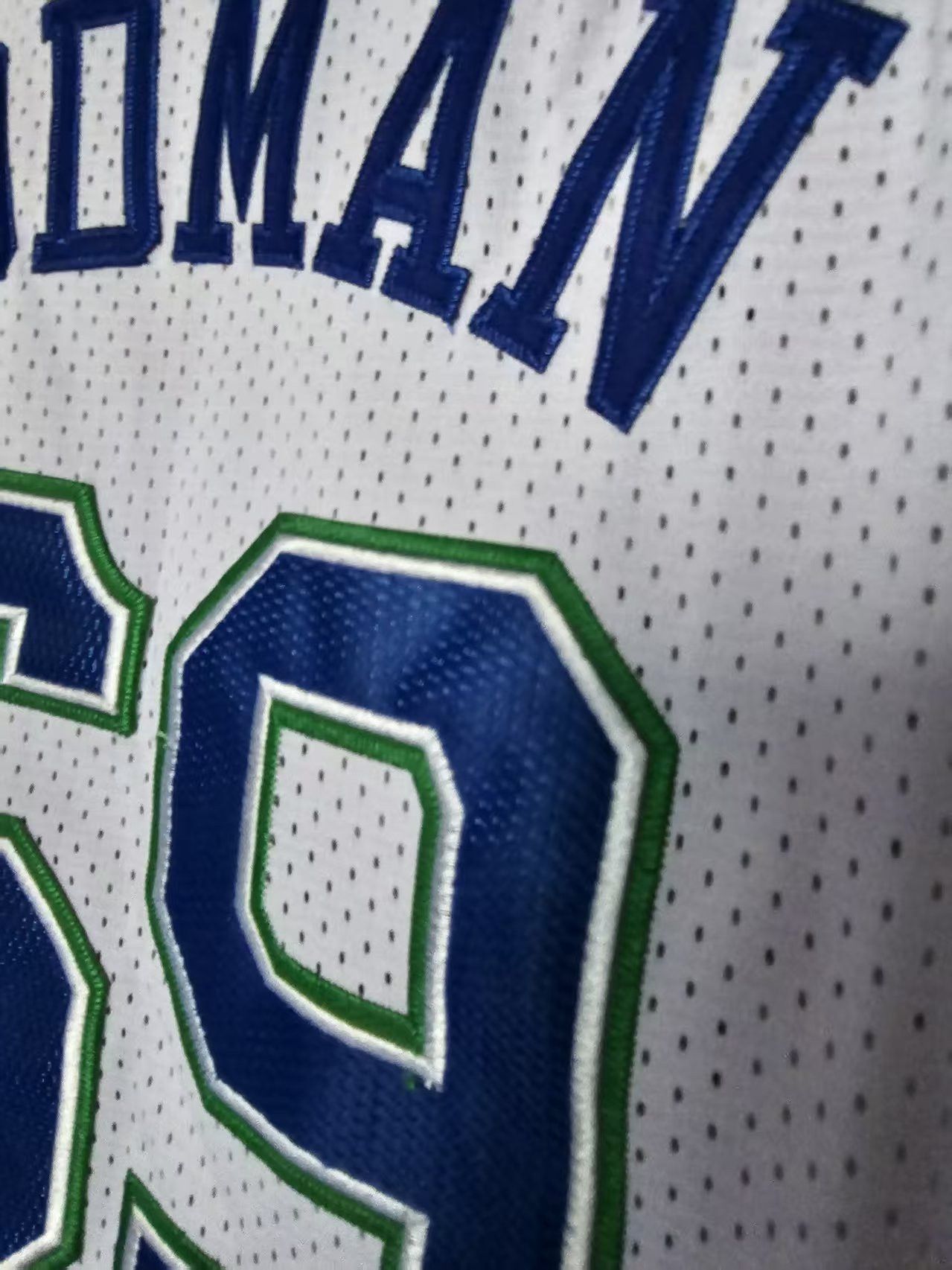 NBA Dallas Mavericks #69 Dennis Rodman Jersey Double Stitched Size US S / EU 44-46 / 1 - 3 Thumbnail