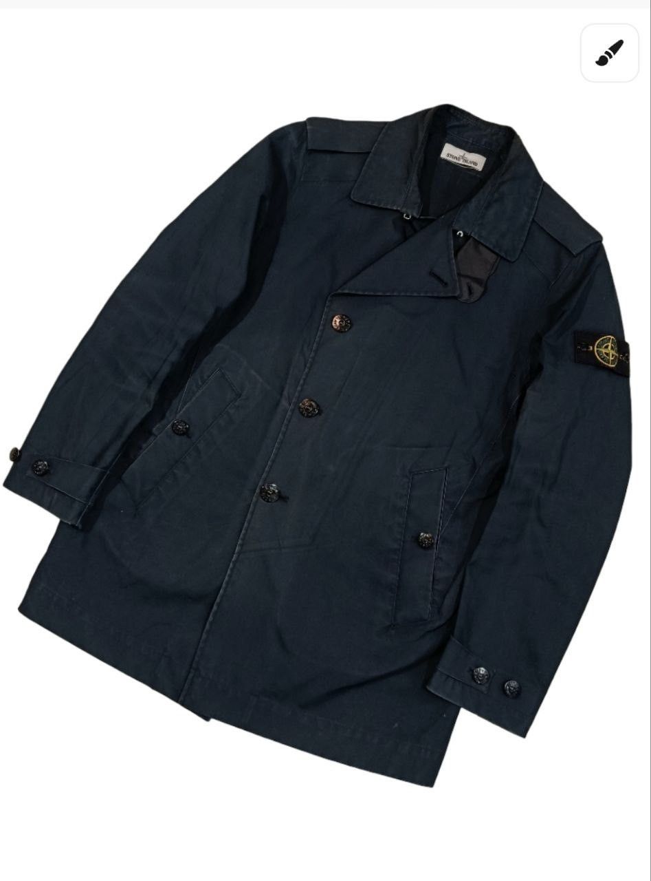 Stone Island Stone Island 2015 Tan 3L Performance Cotton Trench Coat Size US L / EU 52-54 / 3 - 2 Thumbnail