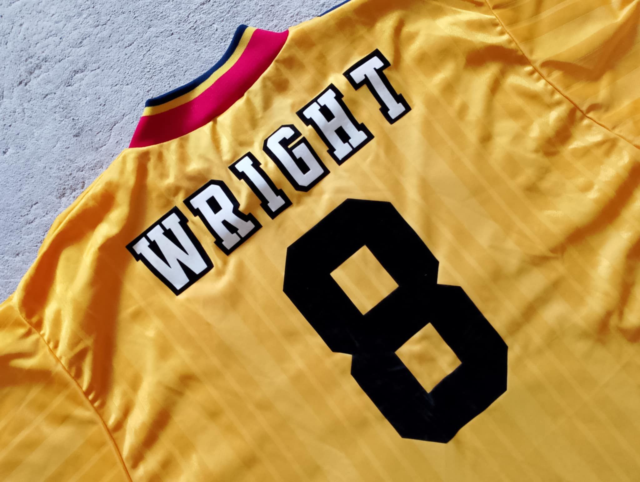 Adidas × Vintage Adidas 1993/94 Arsenal London Away Jersey 8 Ian Wright Size US L / EU 52-54 / 3 - 5 Thumbnail