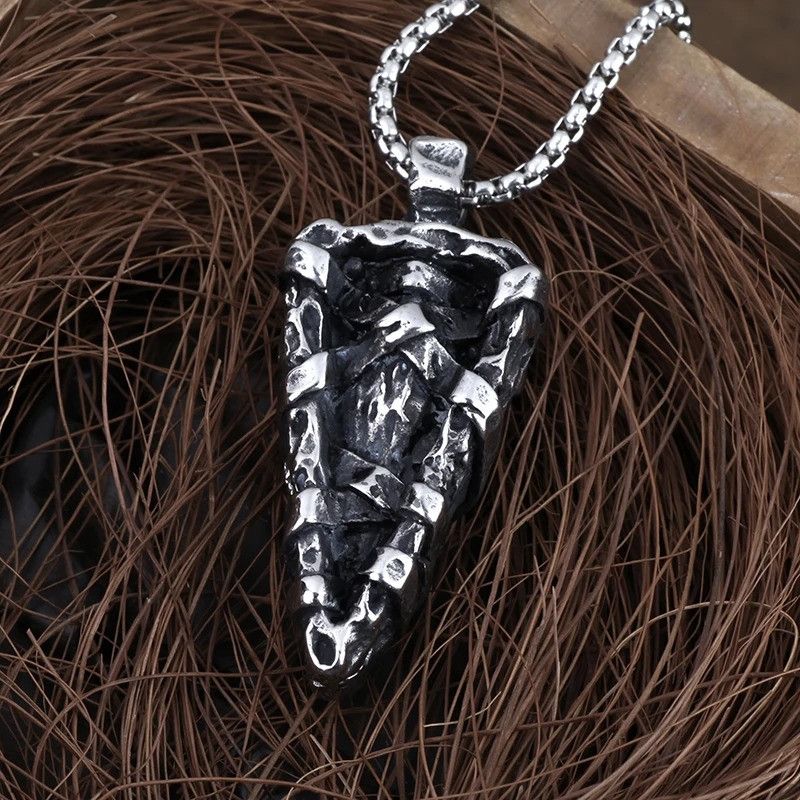 Japanese Brand × Jewelry Gothic skull Pendant Necklace With Chain Size ONE SIZE - 3 Thumbnail