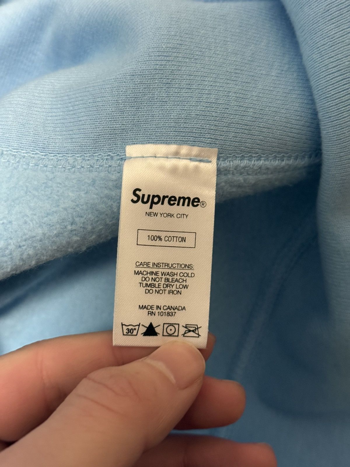 Supreme Supreme blue bandana paisley box logo hooded sweatshirt Size US M / EU 48-50 / 2 - 7 Thumbnail