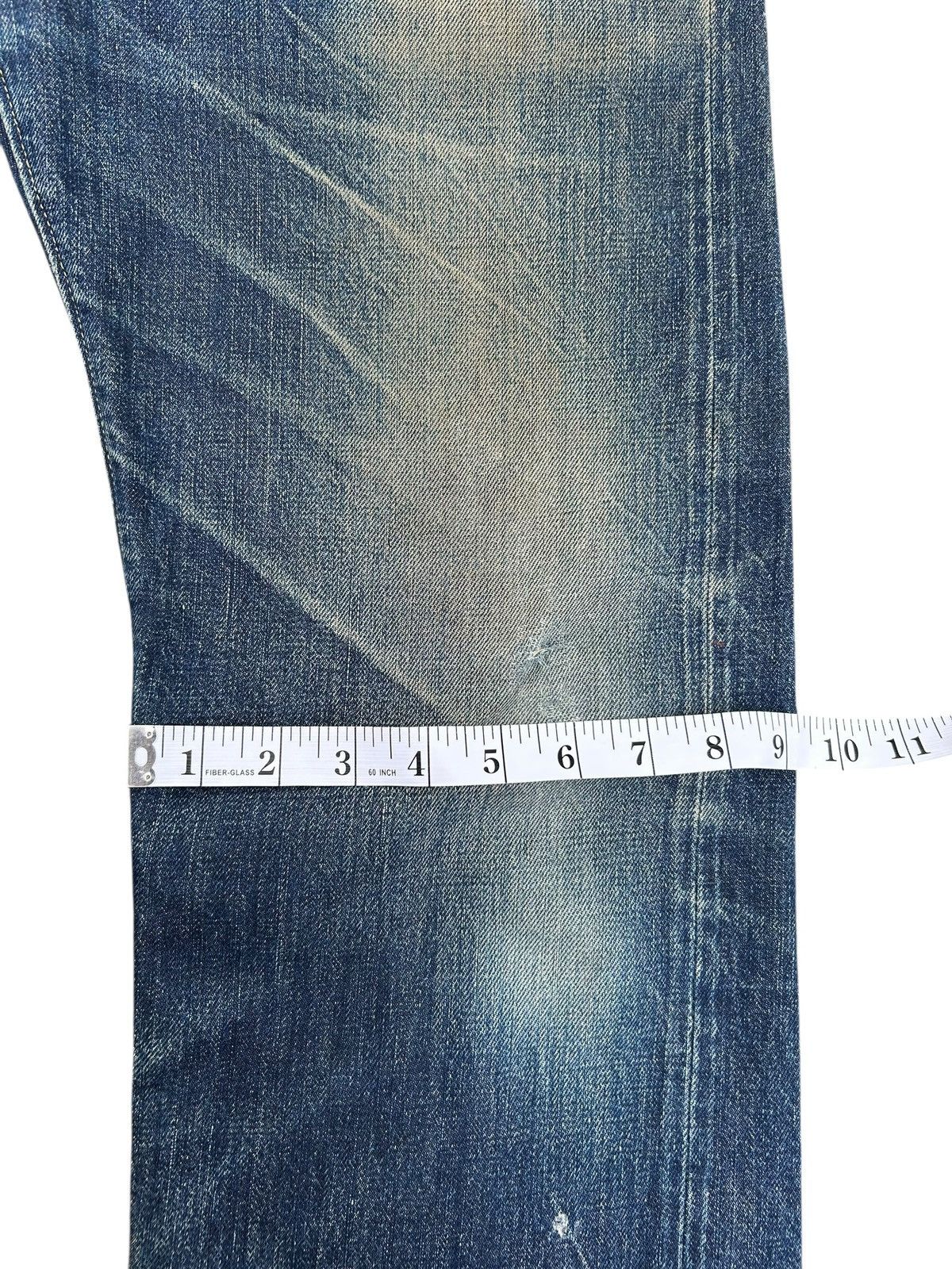 Kapital Vintage Japanese Brand CINAME Selvedge Distressed Denim Jean Size US 32 / EU 48 - 22 Thumbnail
