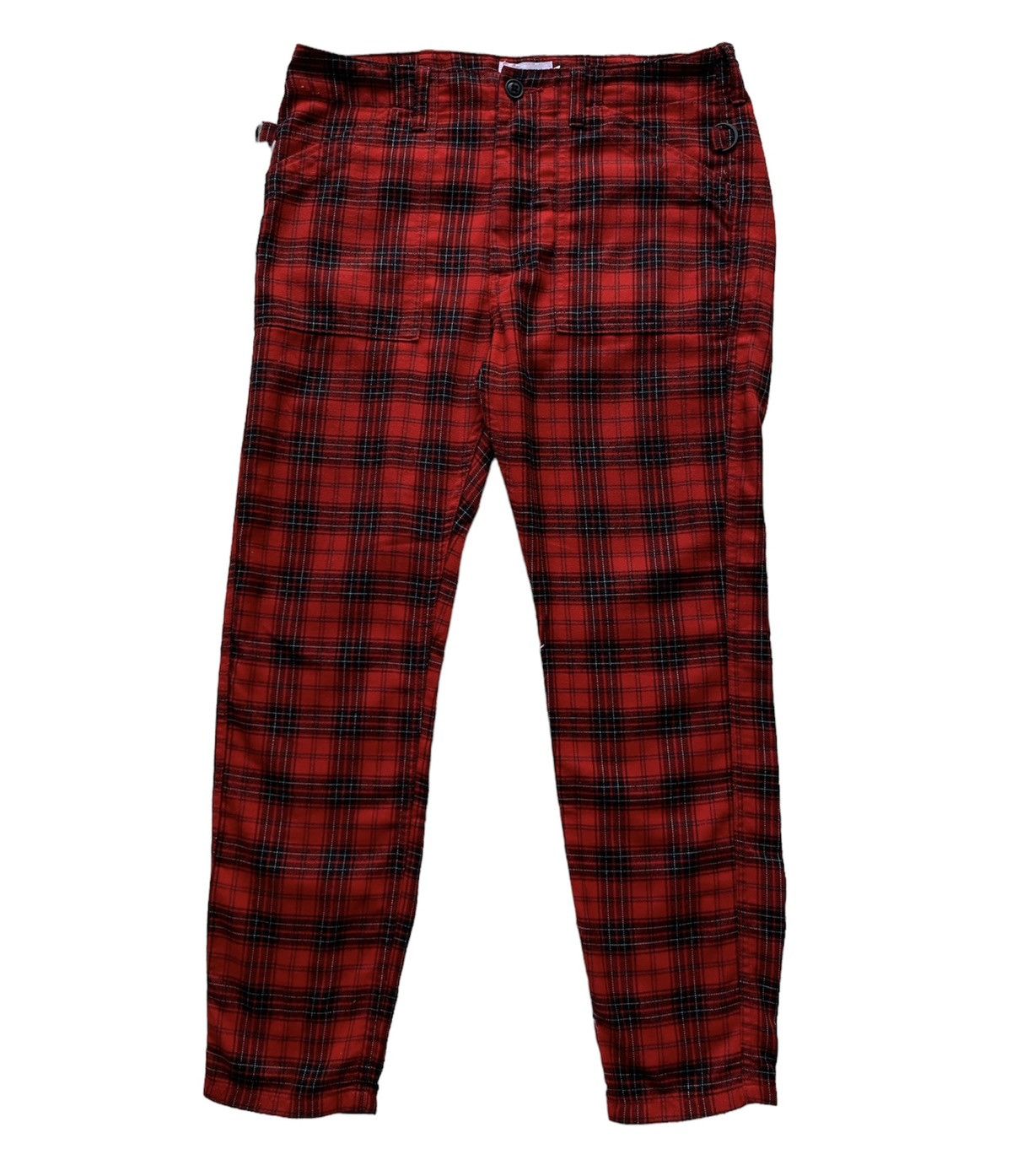image of Seditionaries x Xlarge X-Large Clothing Checkboard Pants in Red, Men's (Size 32)