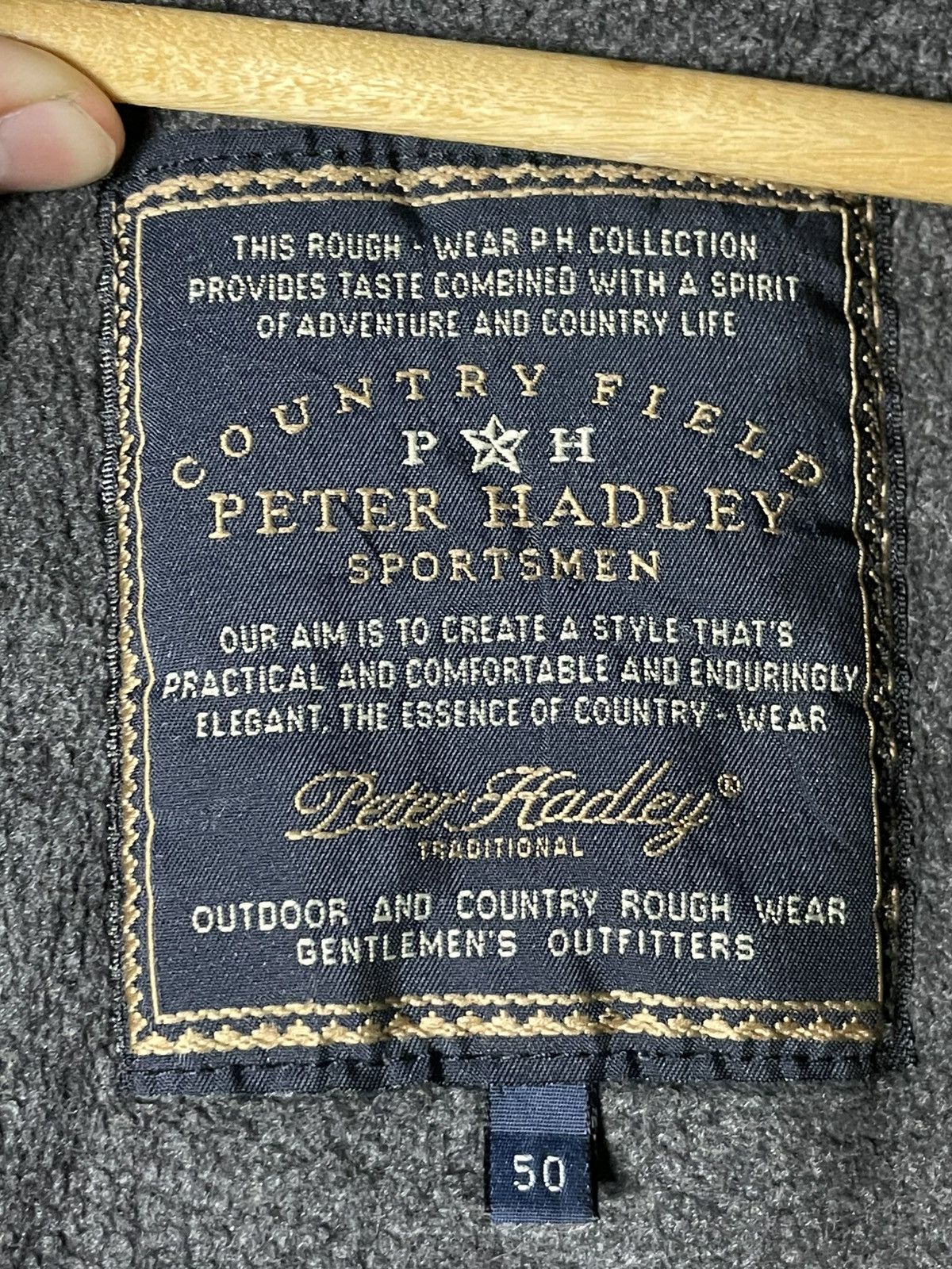 Japanese Brand × Vintage Peter Hadley Winter Jacket Coat (54) Size US L / EU 52-54 / 3 - 9 Thumbnail