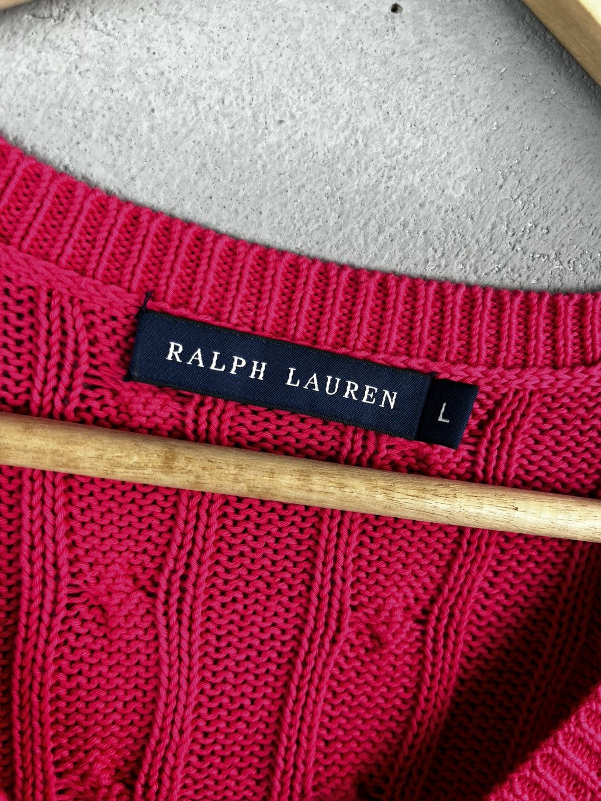 Polo Ralph Lauren Polo Ralph Lauren pink sweater vintage size l Size L / US 10 / IT 46 - 4 Thumbnail