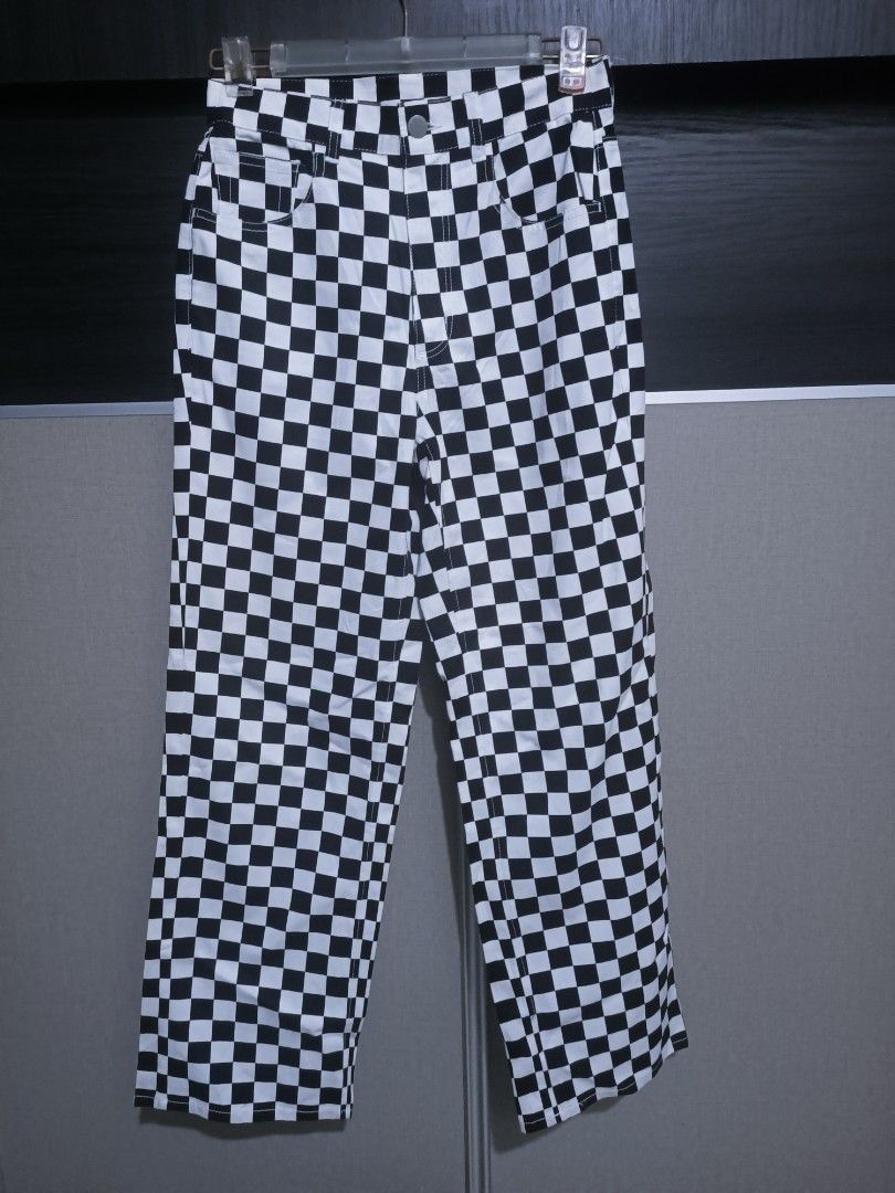 GU Checkerboard Skater Vibe – GU x Vans Pants Size US 28 / EU 44 - 1 Thumbnail
