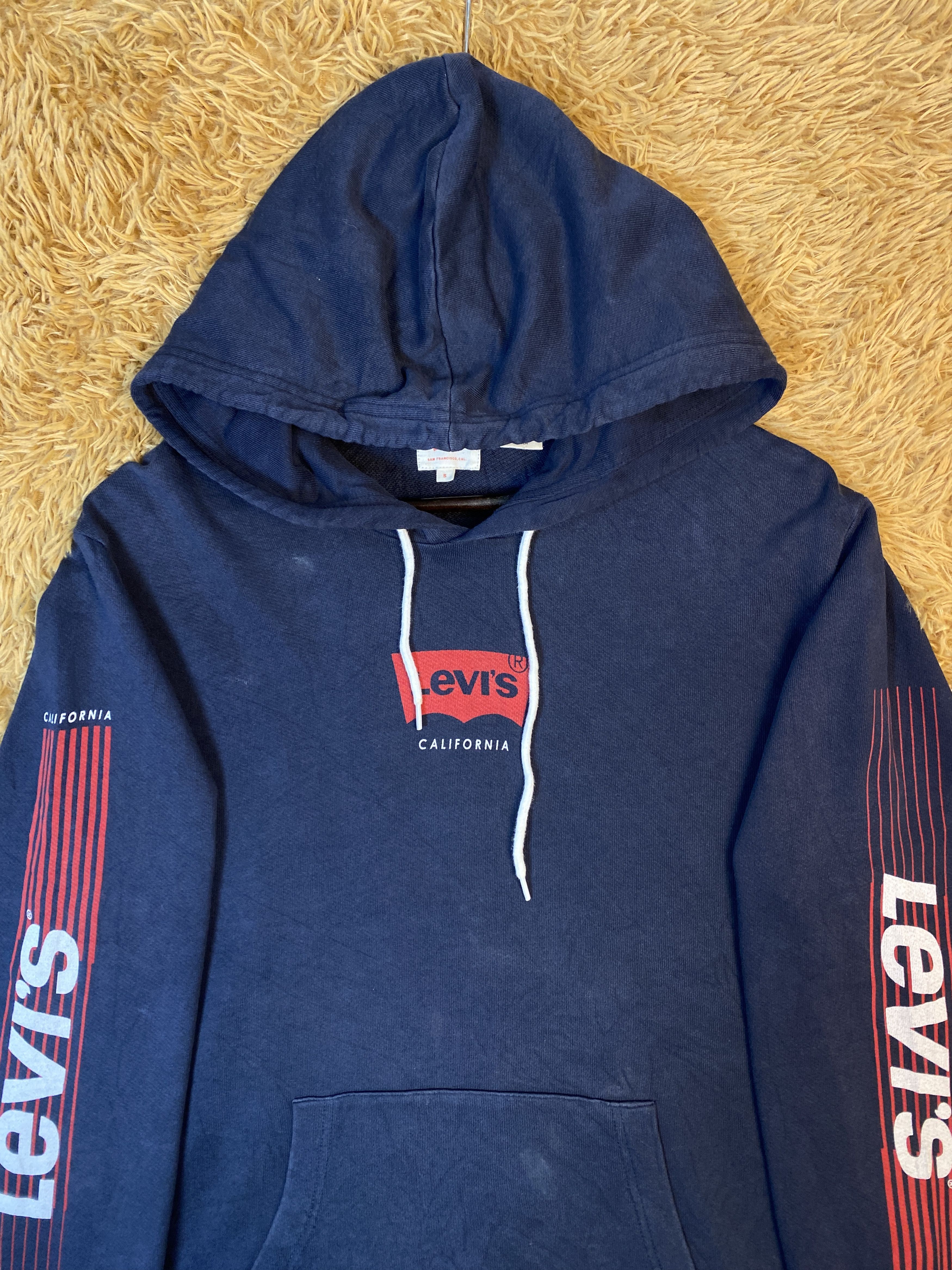 Levi's Vintage Levi's Nice Design Pullover Hoodies PS0404 Size US S / EU 44-46 / 1 - 8 Thumbnail