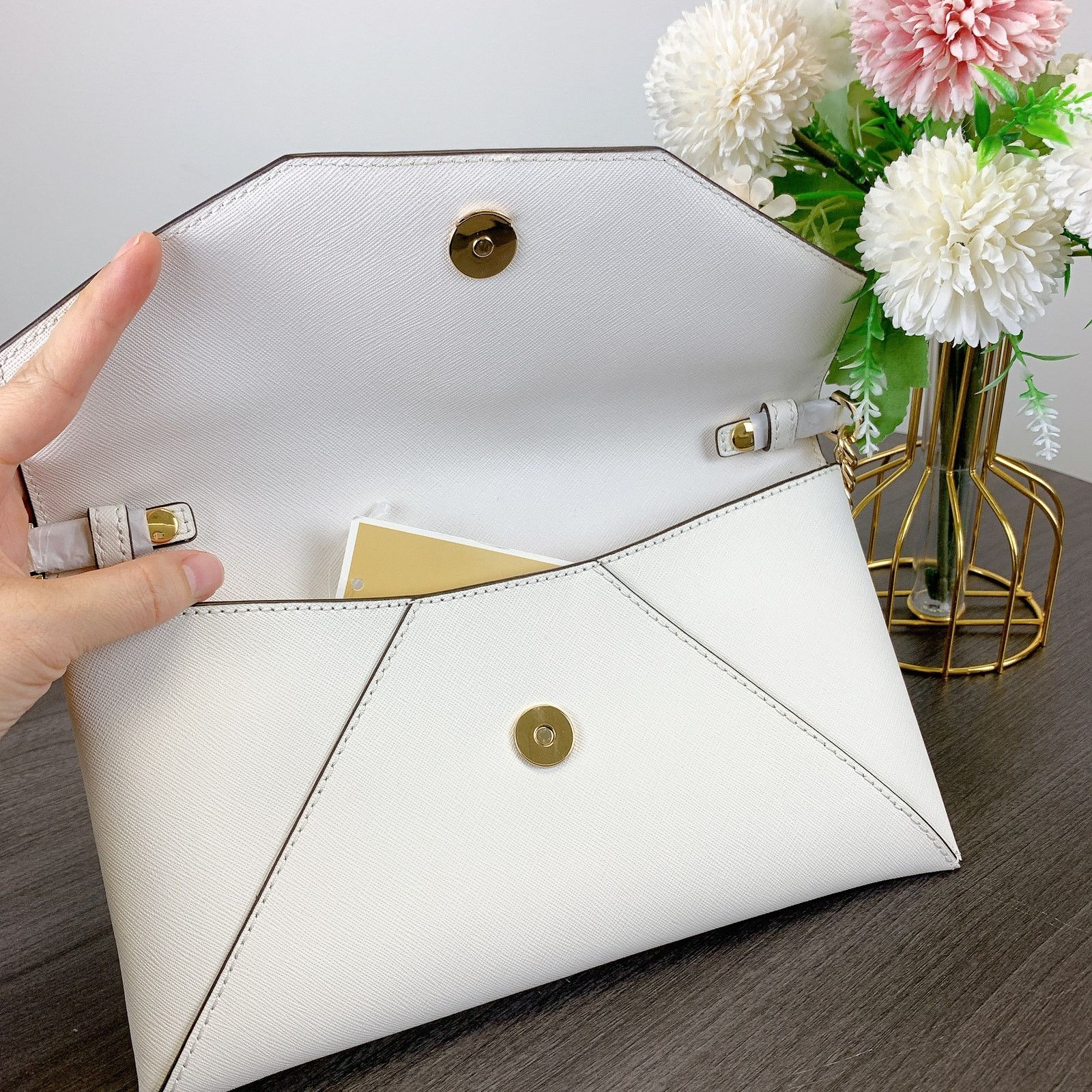 Michael Kors Michael Kors 35F9GTTC6L Jet Set Item Medium Envelope Clutch Size ONE SIZE - 5 Thumbnail
