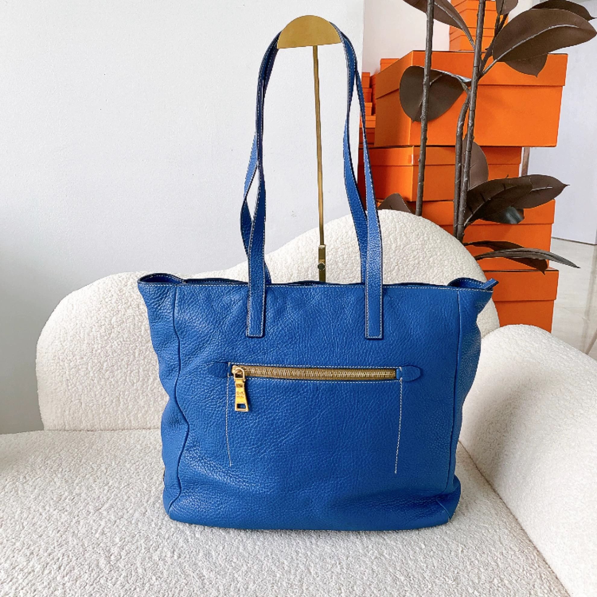 Prada Prada blue handbag 9654 Size ONE SIZE - 1 Thumbnail