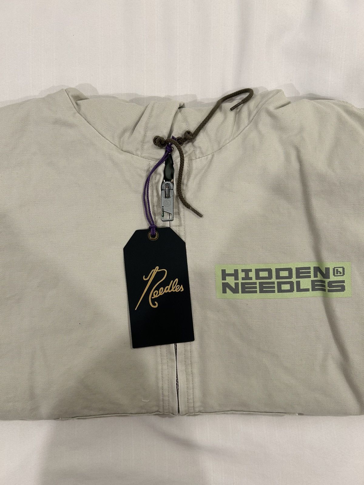 HIDDEN × Needles Needles Hidden NY Zipped Work Hoodie Jacket Butterfly Japan Size US M / EU 48-50 / 2 - 13 Thumbnail