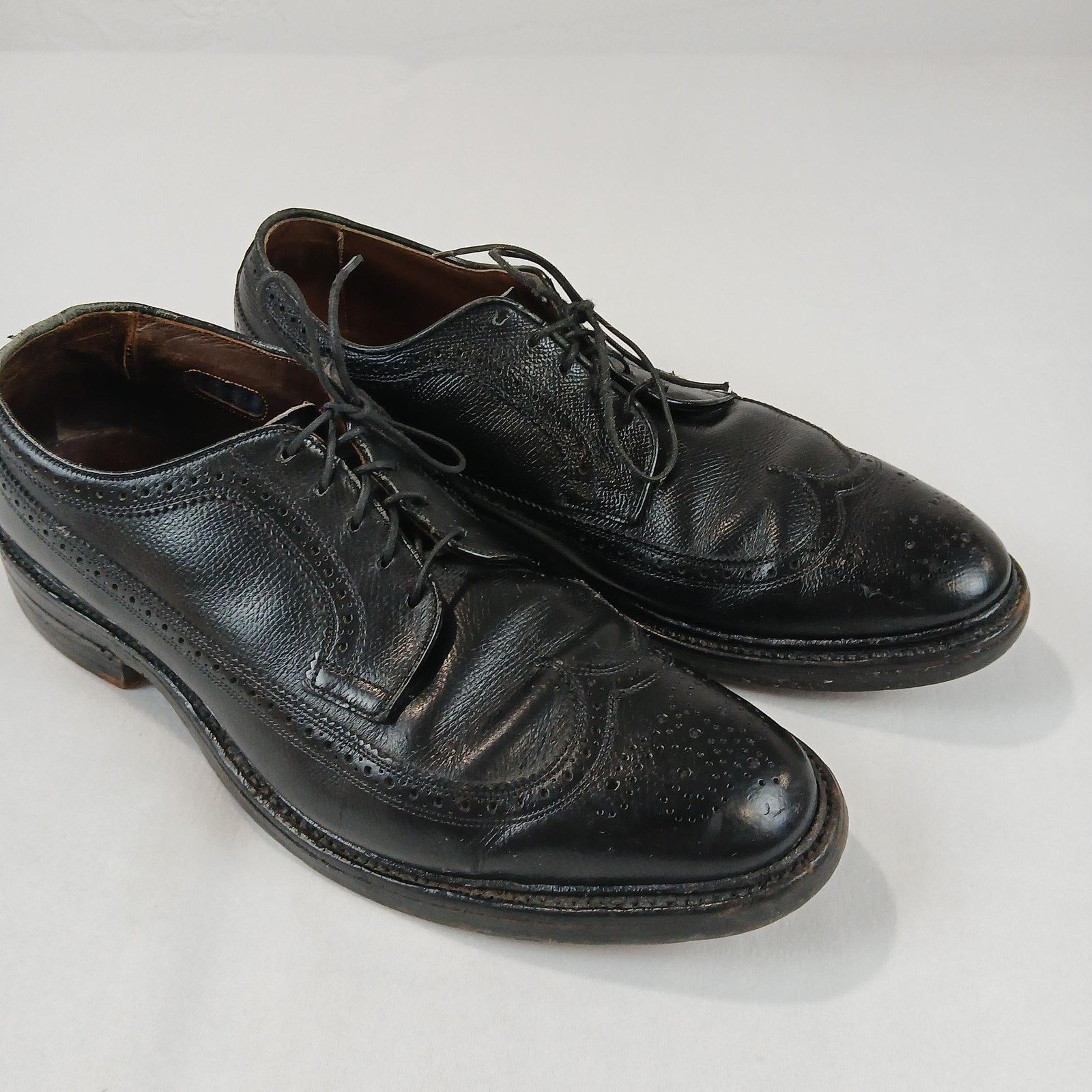 BROOKS BROTHERS MacNeil Leather Wingtip Oxford Dress Shoes, Men’s Brooks Brothers Wingtip - Pre-owned - Leffot main image 2