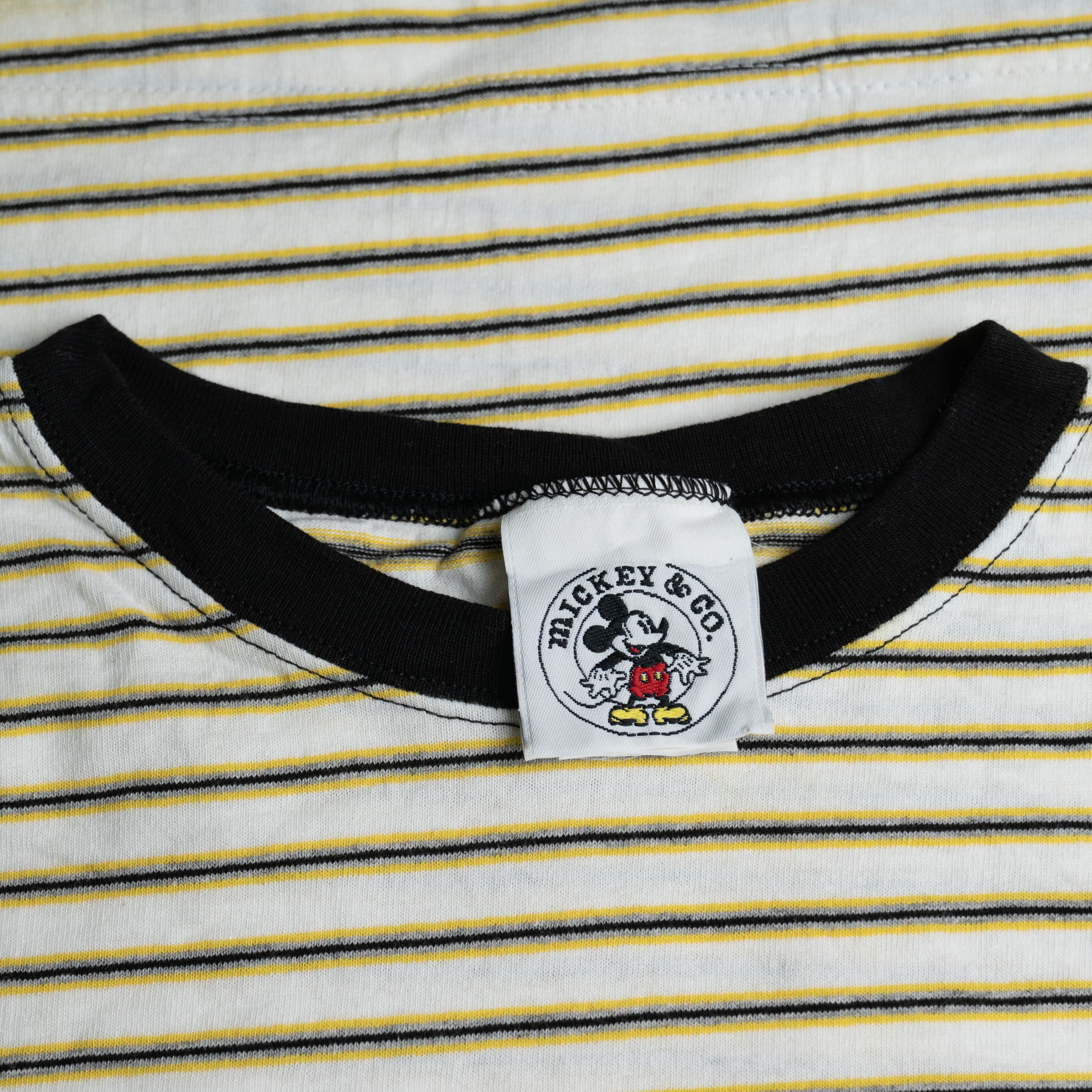 Disney Vintage 1990's Mickey Mouse Walt Disney Cropped Tee Shirt Size US M / EU 48-50 / 2 - 3 Thumbnail