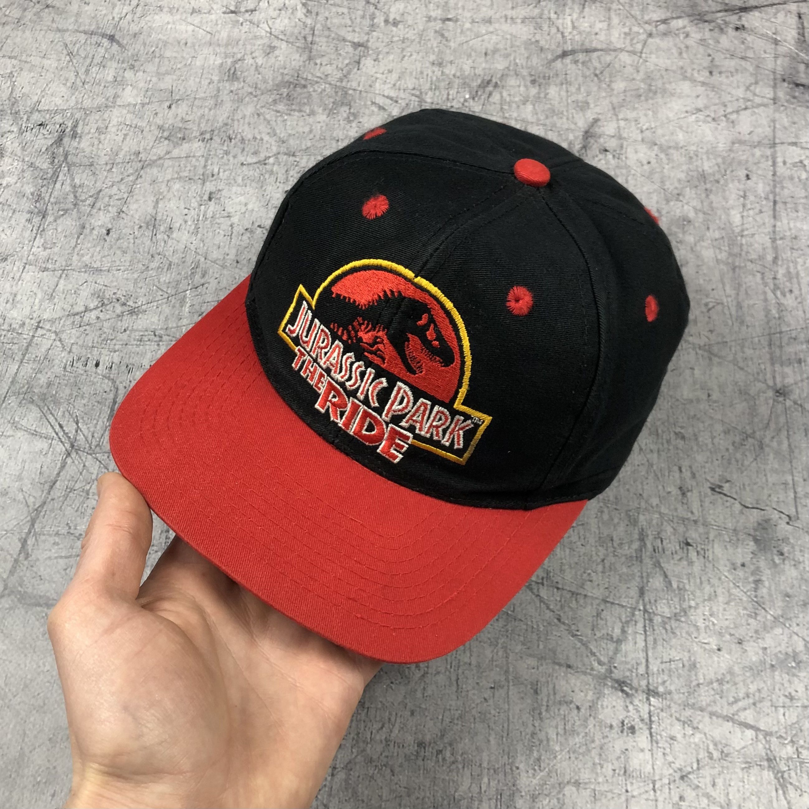 Expert Horror Rare 1996 Jurassic Park Universal Studios Vintage Cap Size ONE SIZE - 4 Thumbnail