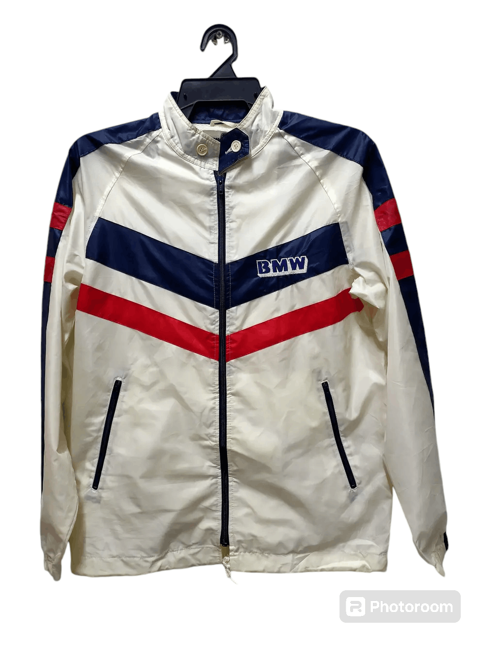 Vintage Vintage BMW light windbreaker jacket Size US S / EU 44-46 / 1 - 1 Thumbnail