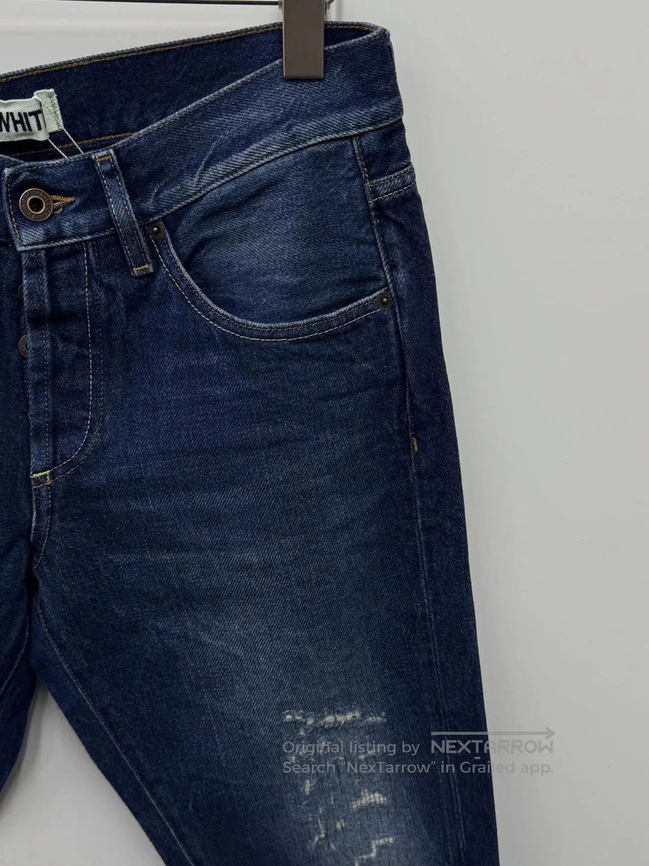 Off-White Off-White Distressed Denim Jeans Size 31. Size US 31 - 3 Thumbnail