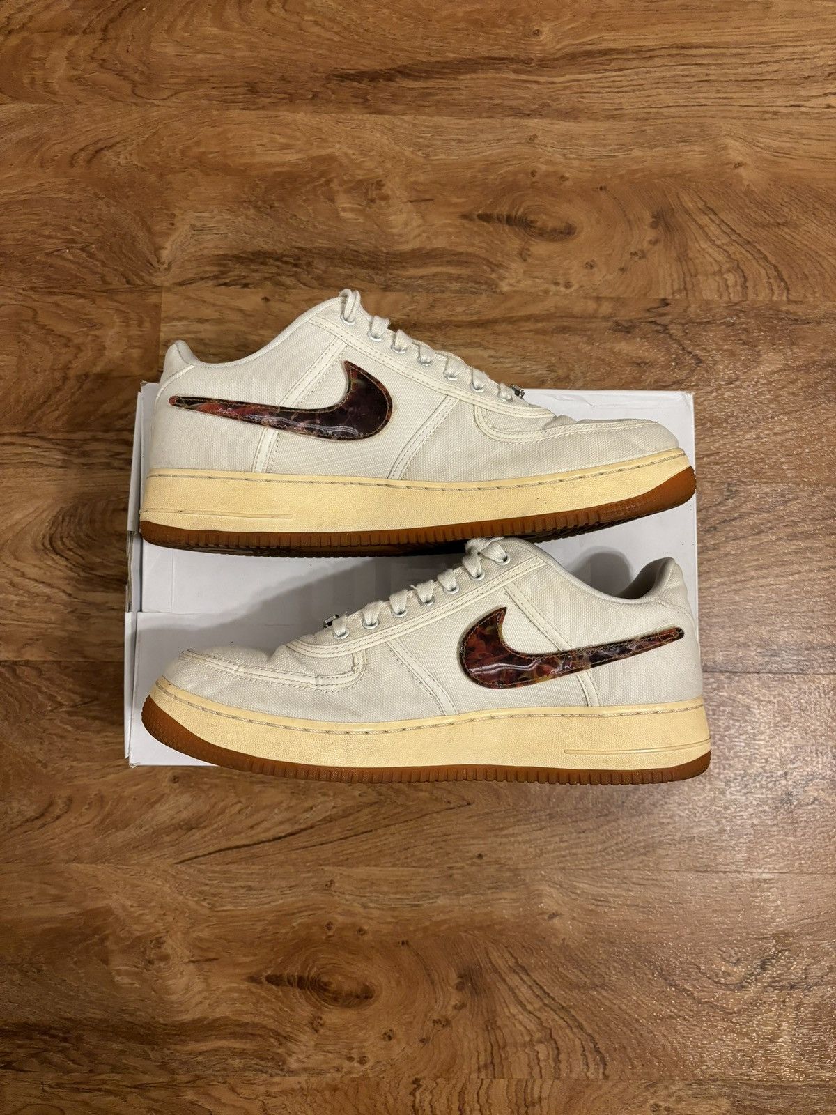Nike × Travis Scott Travis Scott x Nike Air Force 1 “sail” Size US 12 / EU 45 - 4 Thumbnail