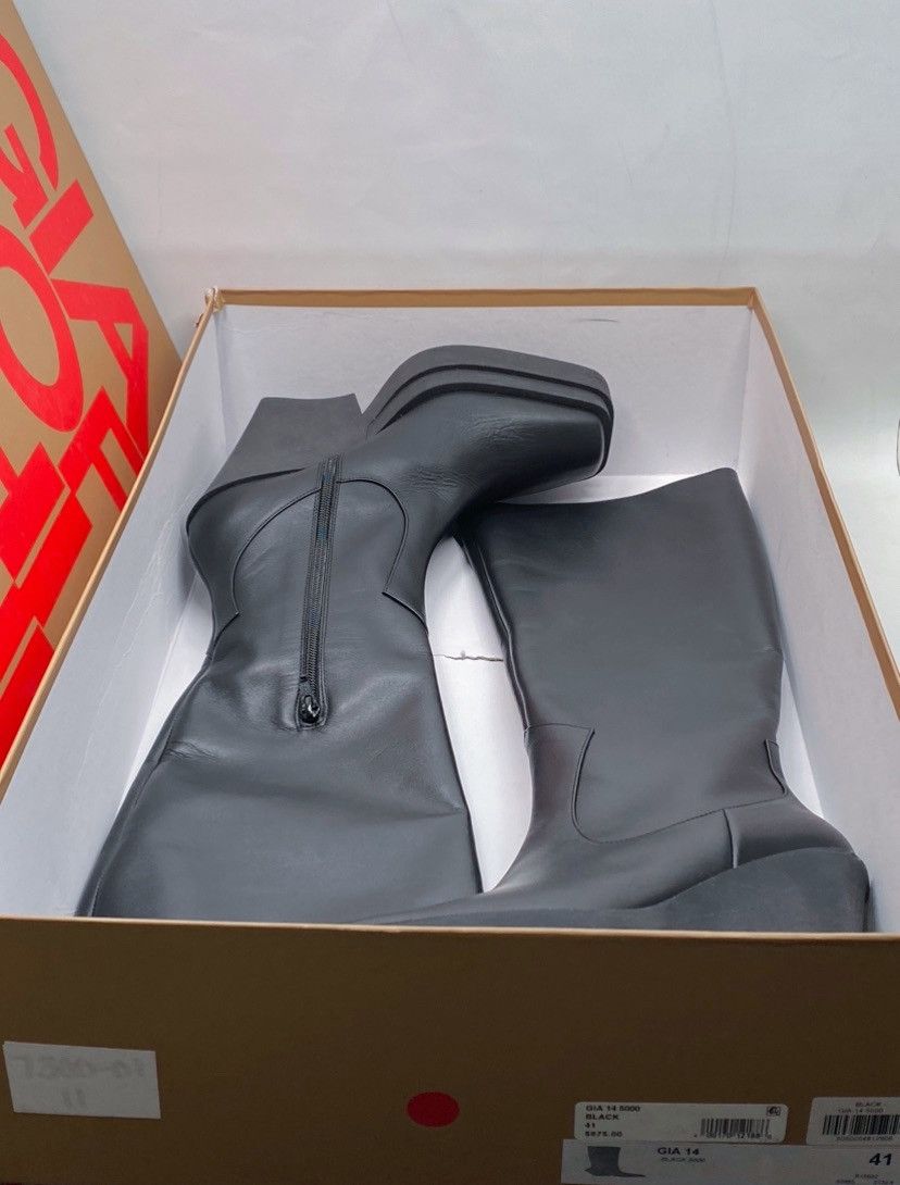 GIA BORGHINI Gia Borghini Texan Leather Platform Knee-High Boots size 41 Size US 11 / IT 41 - 11 Thumbnail