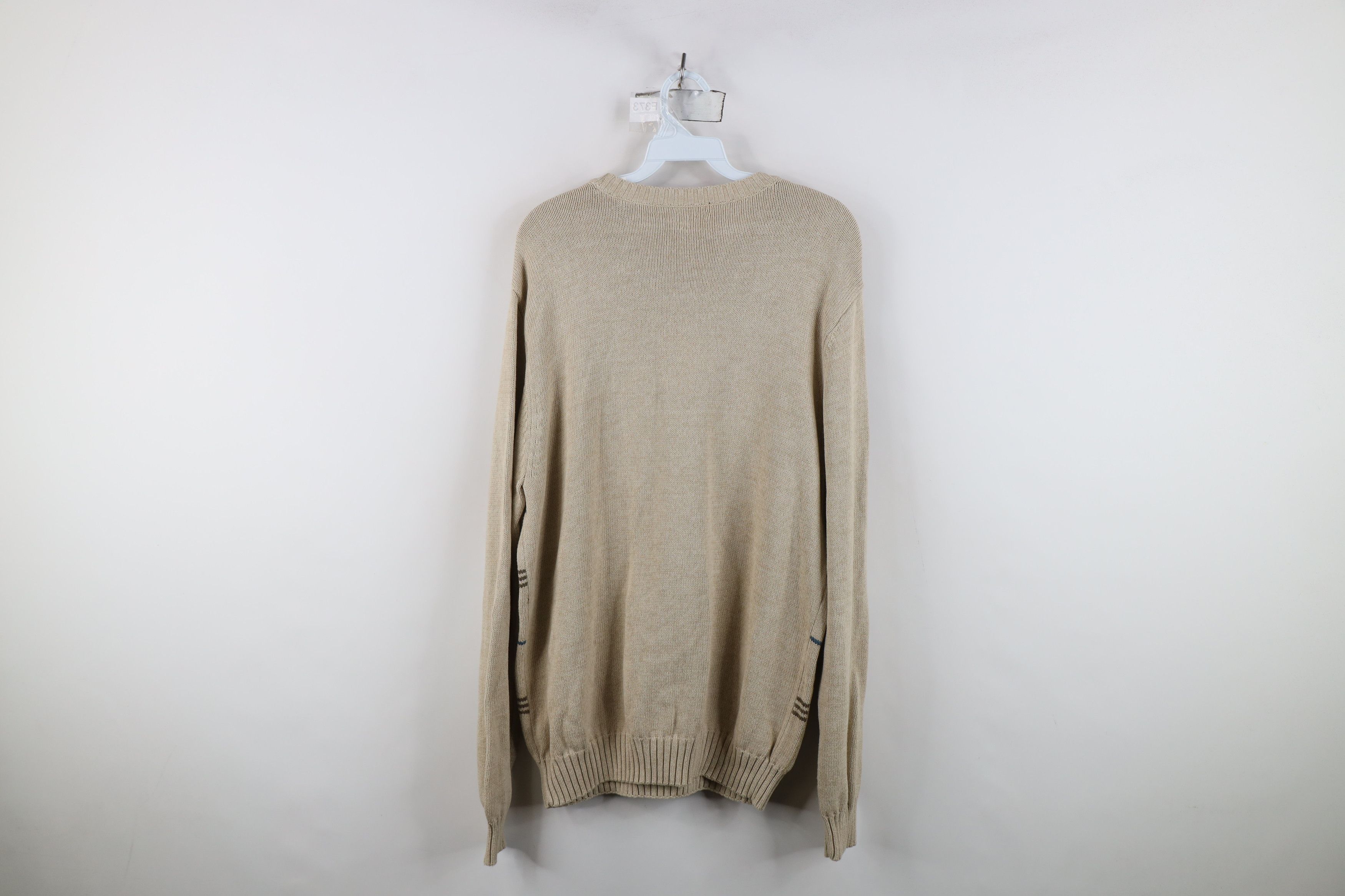 Vintage Vintage 90s Streetwear Knit Checkered Crewneck Sweater Size US M / EU 48-50 / 2 - 10 Thumbnail