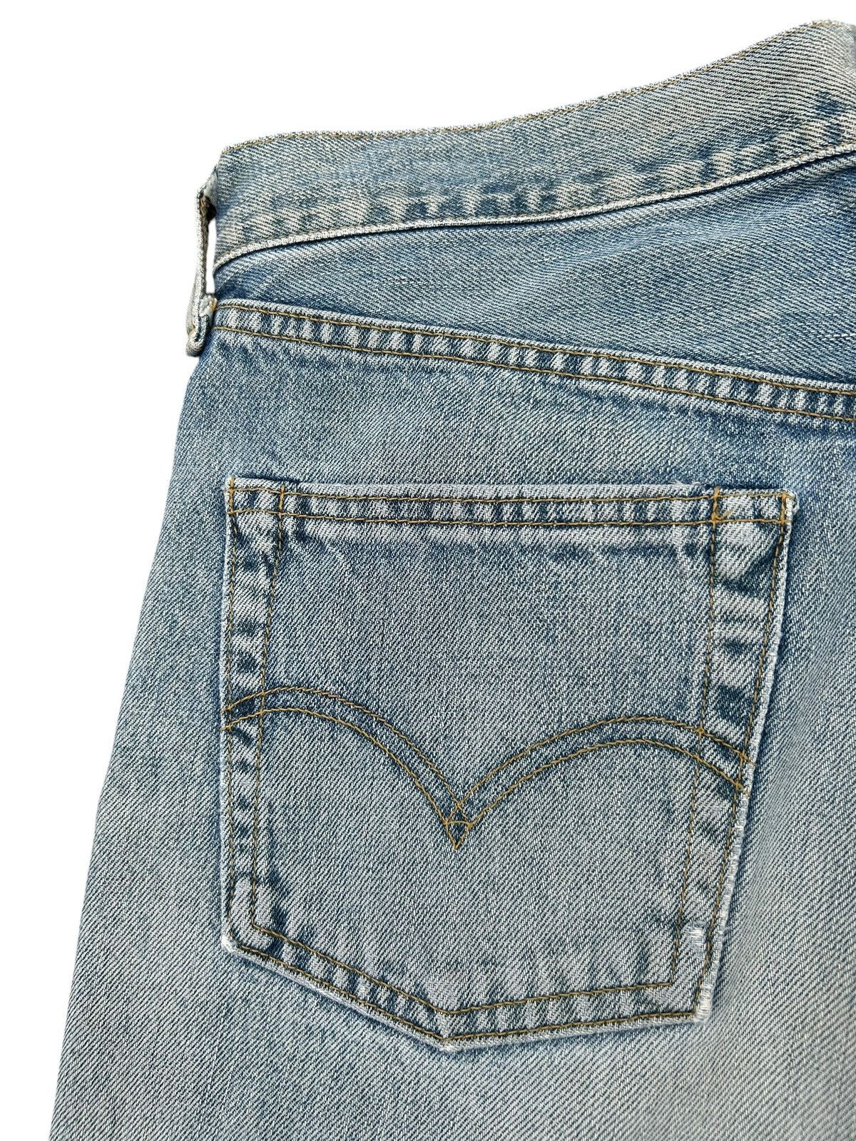 Kapital Vintage Levis Big E Selvedge Thrashed Denim Jeans Size US 32 / EU 48 - 11 Thumbnail