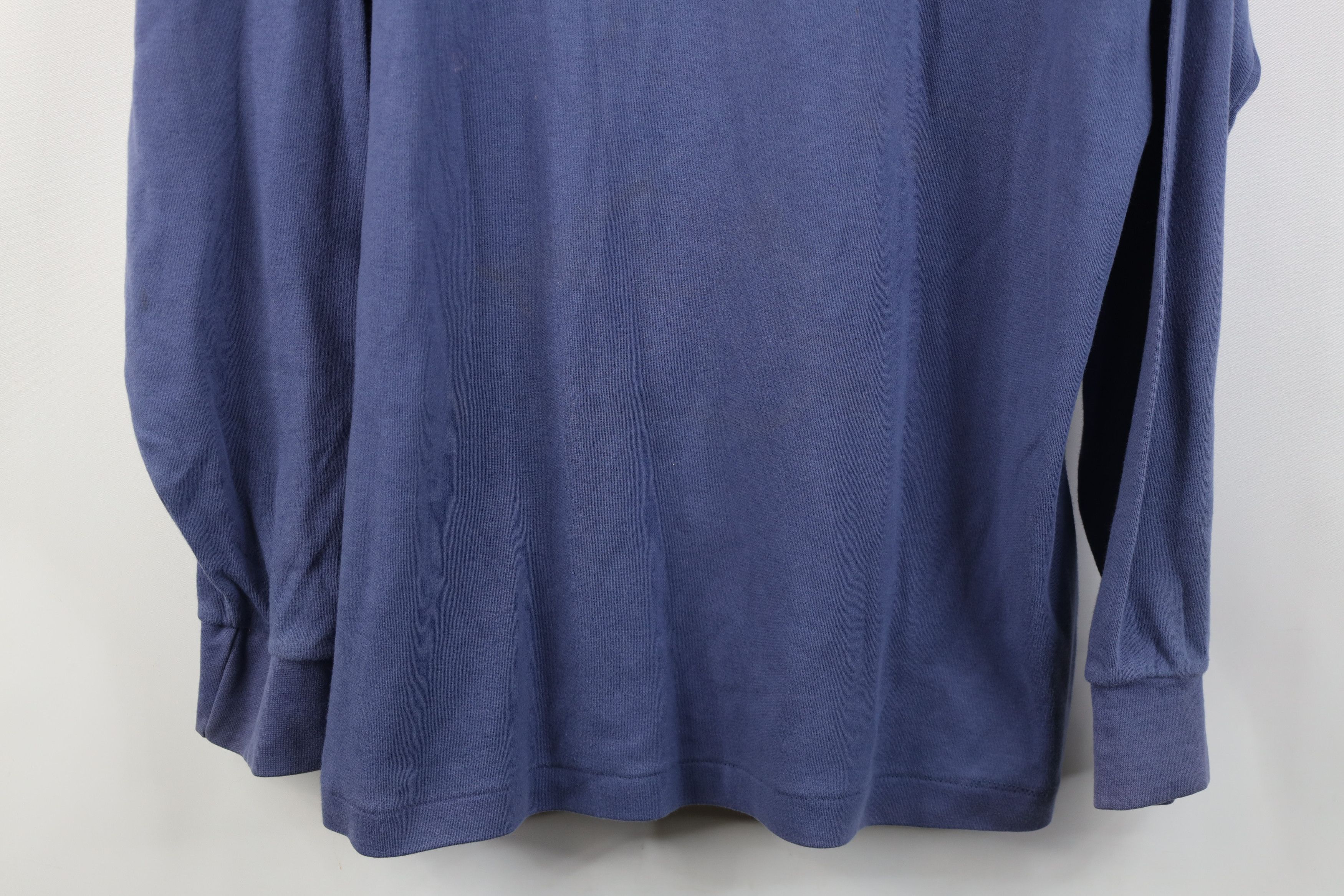 Vintage Vintage 90s Streetwear Blank Turtleneck Long Sleeve T-Shirt Size US L / EU 52-54 / 3 - 3 Thumbnail