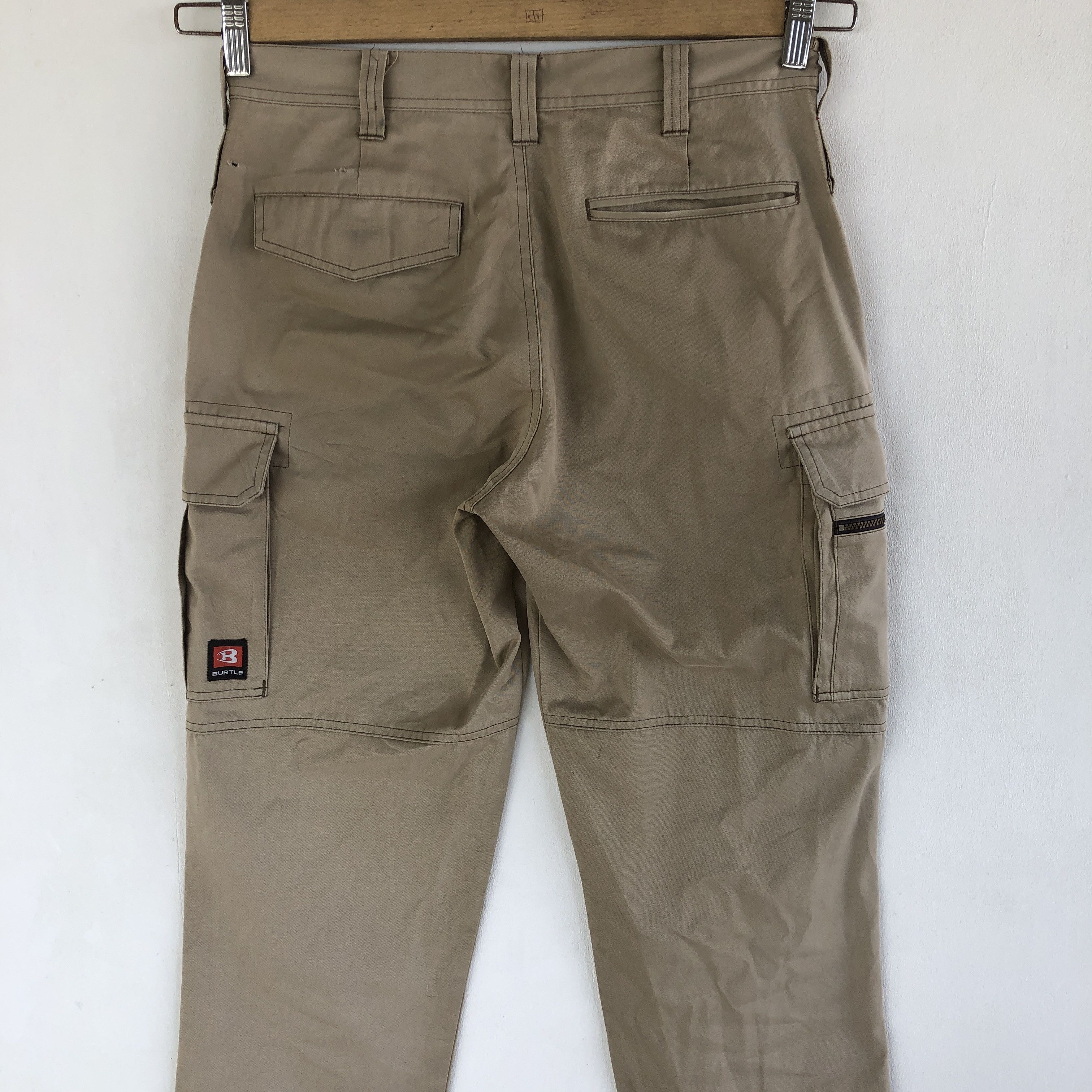 Japanese Brand Burtle Cargo Pants Japanese Multi Pockets Pants Trousers Size 28" / US 6 / IT 42 - 4 Thumbnail