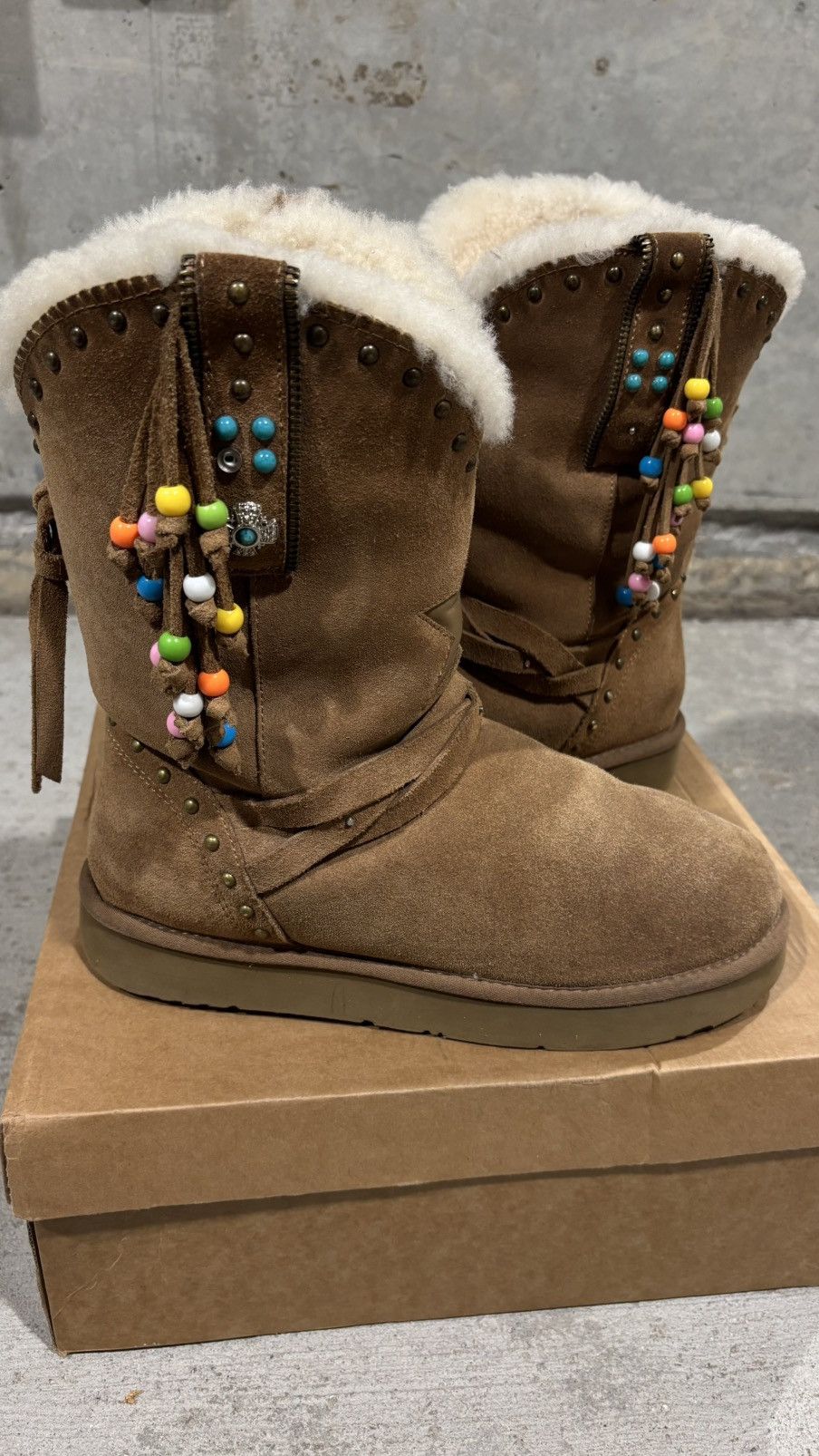 1199 Bazo 1199 Ugg Cowboy Boots | Grailed