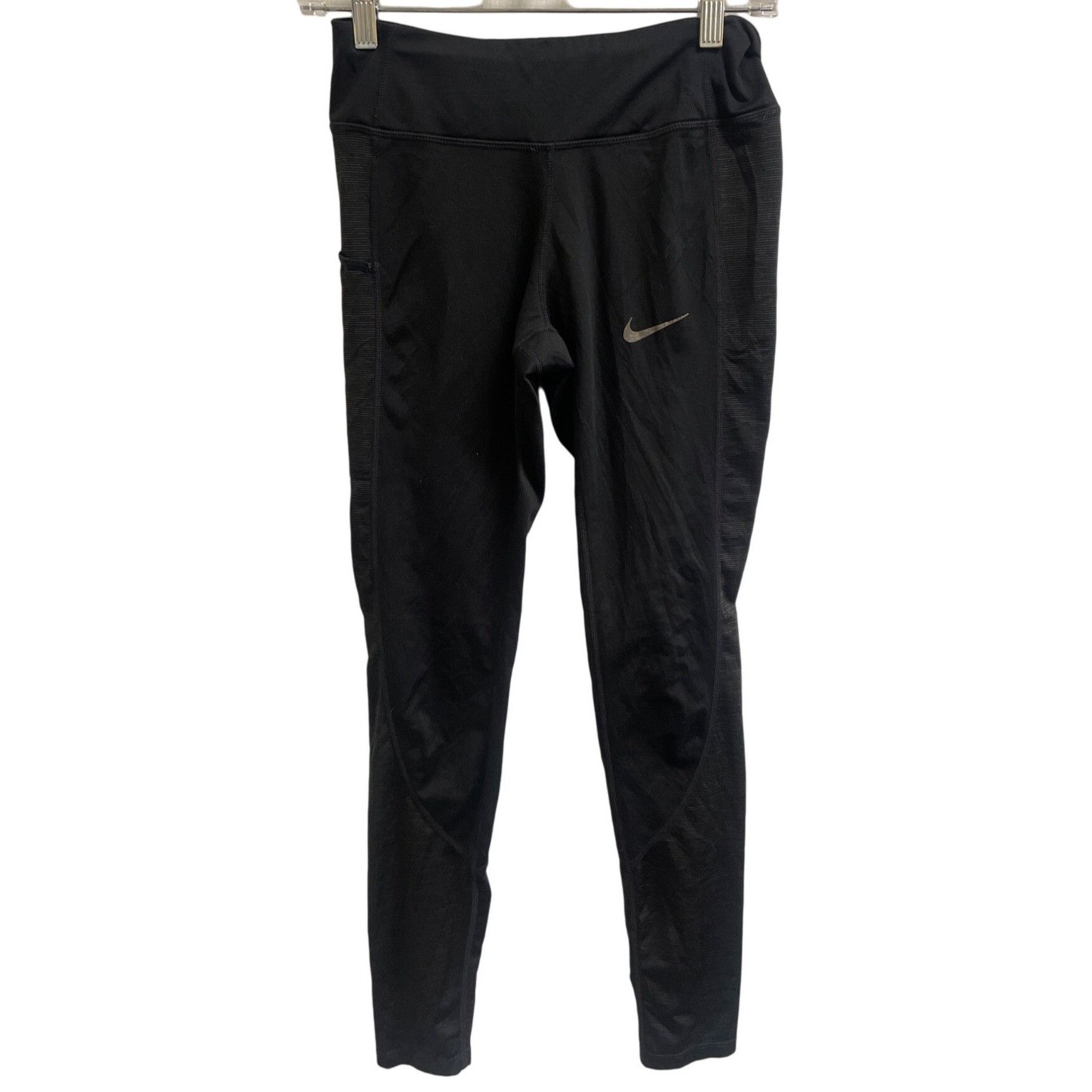 Nike Nike Women's Leggings Black Size S SKU 1337 Size 28" / US 6 / IT 42 - 1 Thumbnail