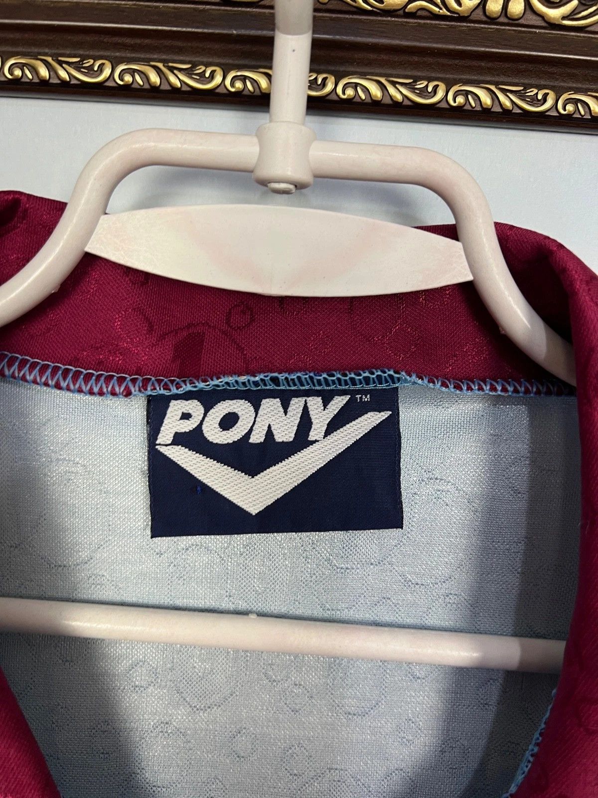 PONY West Ham United football shirt Soccer Pony Jersey Trikot Size US L / EU 52-54 / 3 - 4 Thumbnail