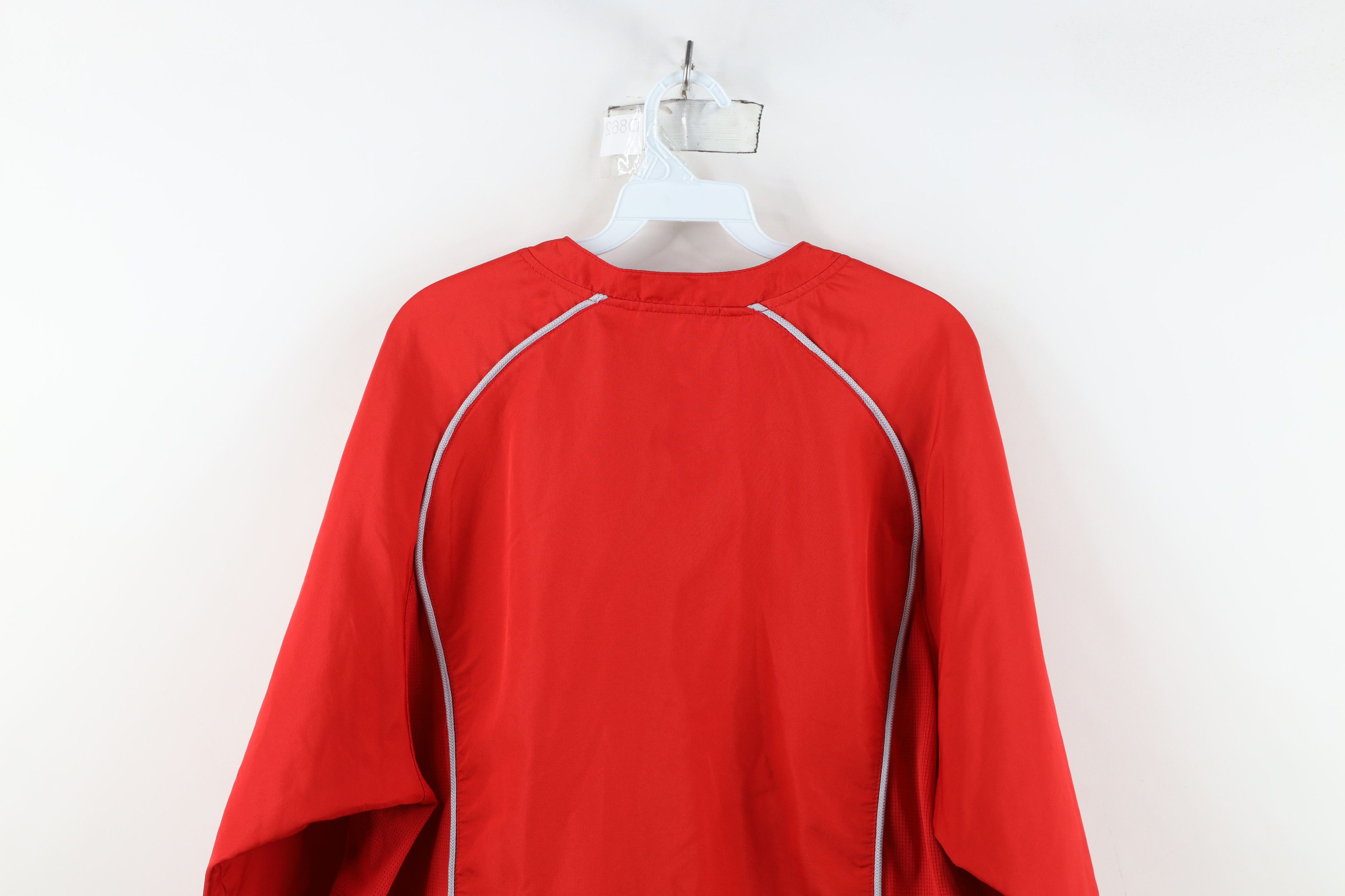 Nike Vintage Nike Scott Mini Swoosh Half Zip Pullover Jacket Red Size US M / EU 48-50 / 2 - 14 Thumbnail