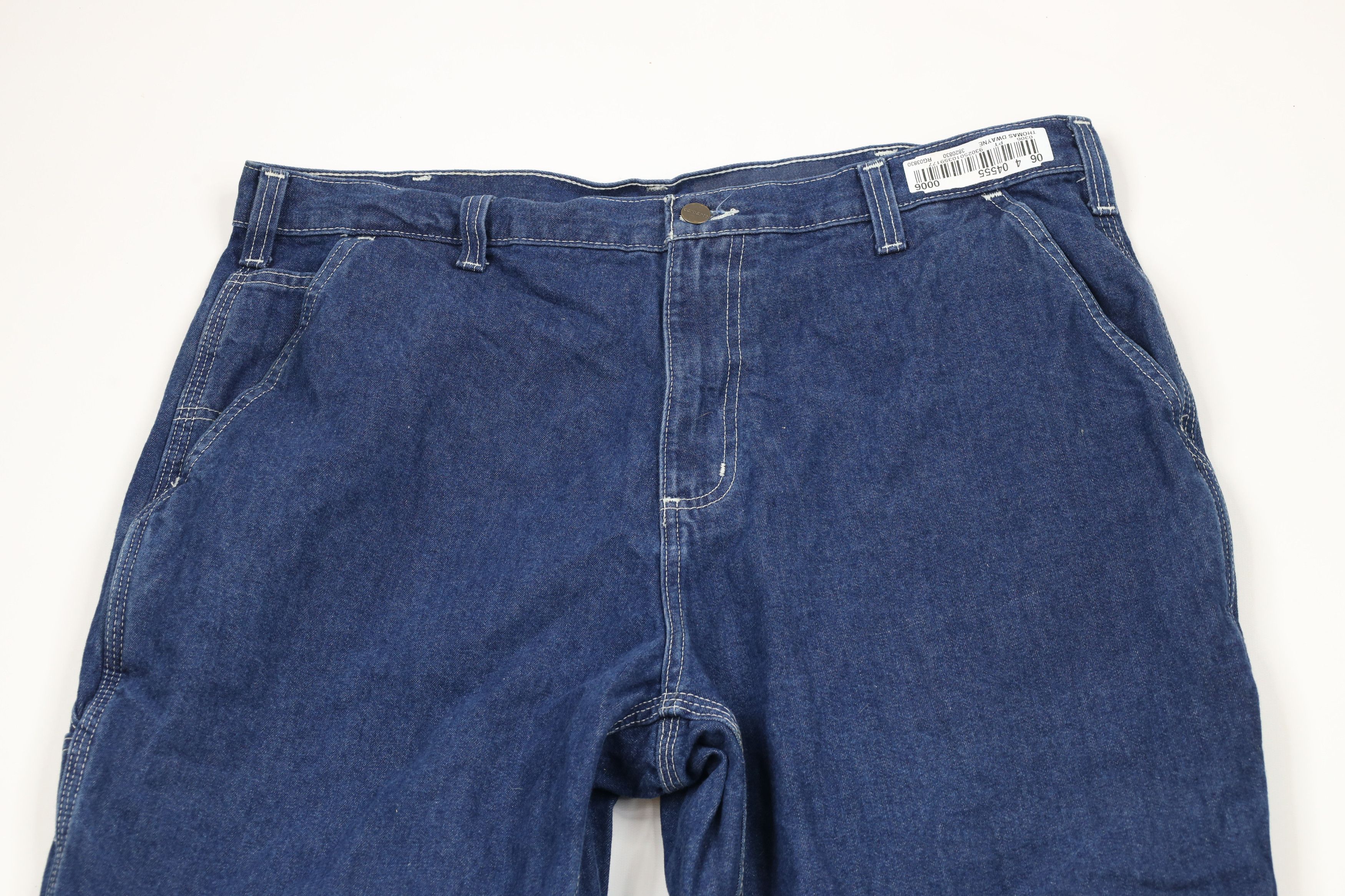 Carhartt × Vintage Vintage Carhartt Wide Leg Dungaree Carpenter Denim Jeans Size US 38 / EU 54 - 2 Thumbnail