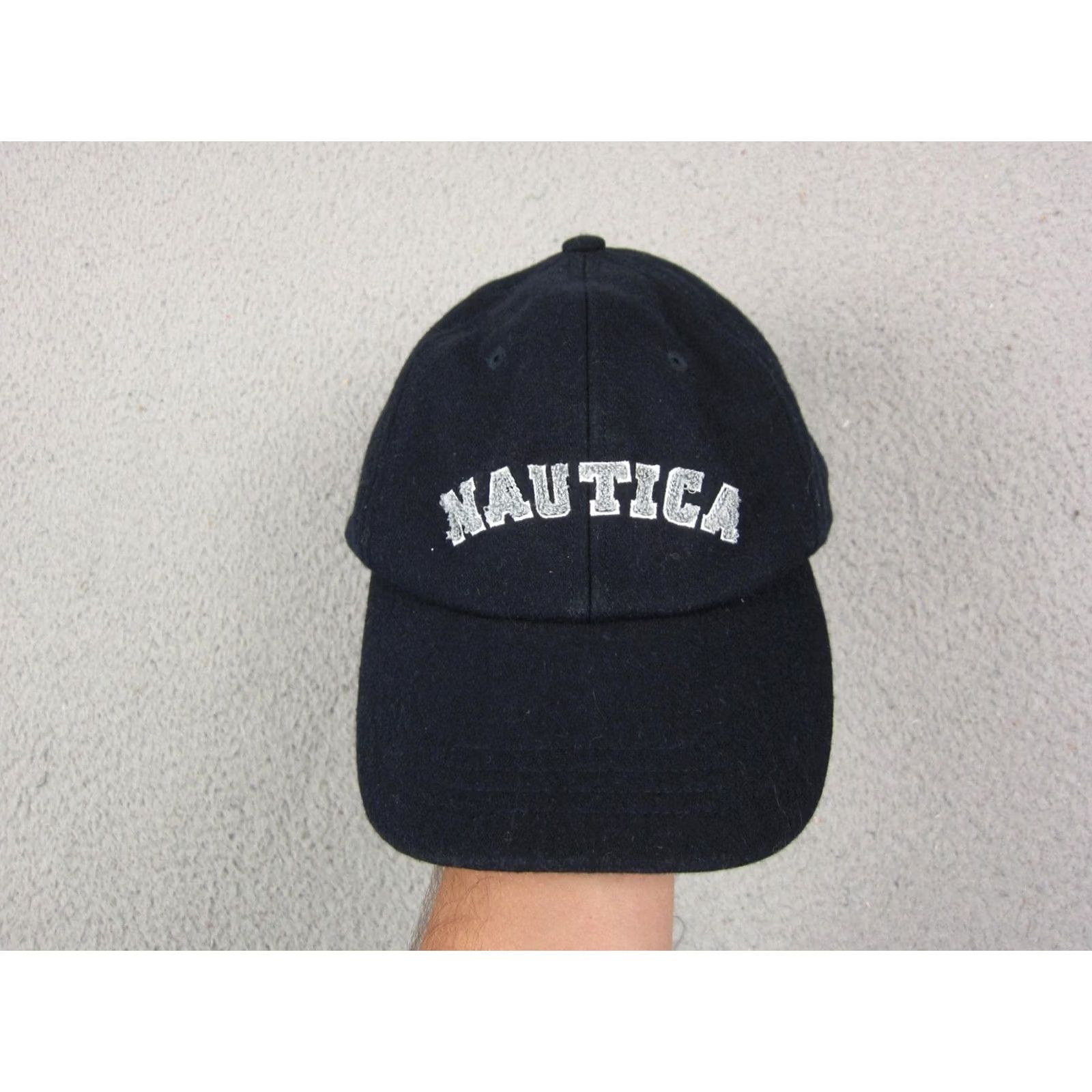 Nautica VINTAGE Nautica Hat Cap Mens One Size Blue Baseball Wool Snapback Adjustable 90s Size ONE SIZE - 2 Thumbnail