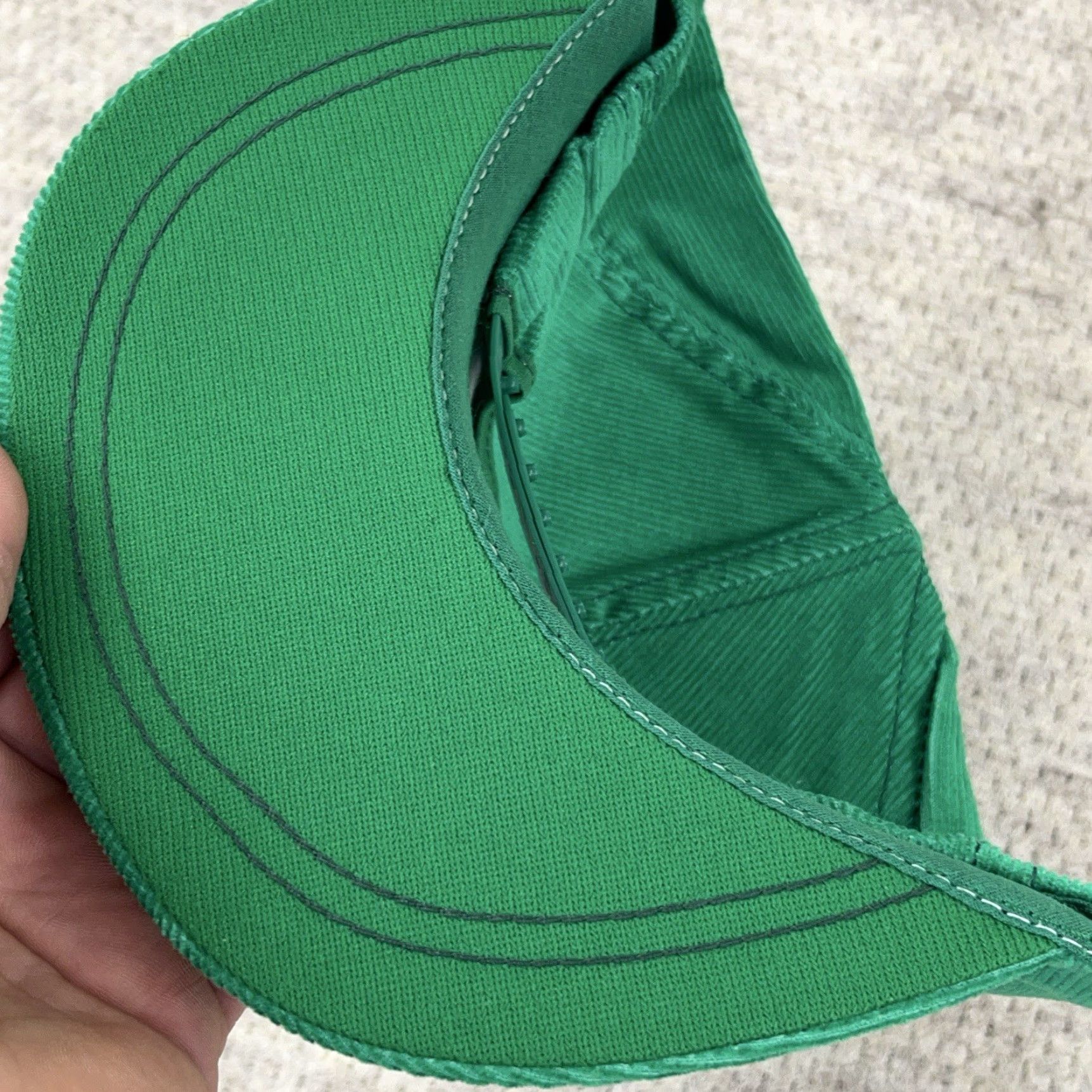 Vintage VINTAGE Corduroy Trucker Hat Cap SnapBack Green Made In USA Sherex Coal Mine 80s Mens Adjustable Hat Green 80s Retro USA Trucker Hat Size ONE SIZE - 5 Thumbnail