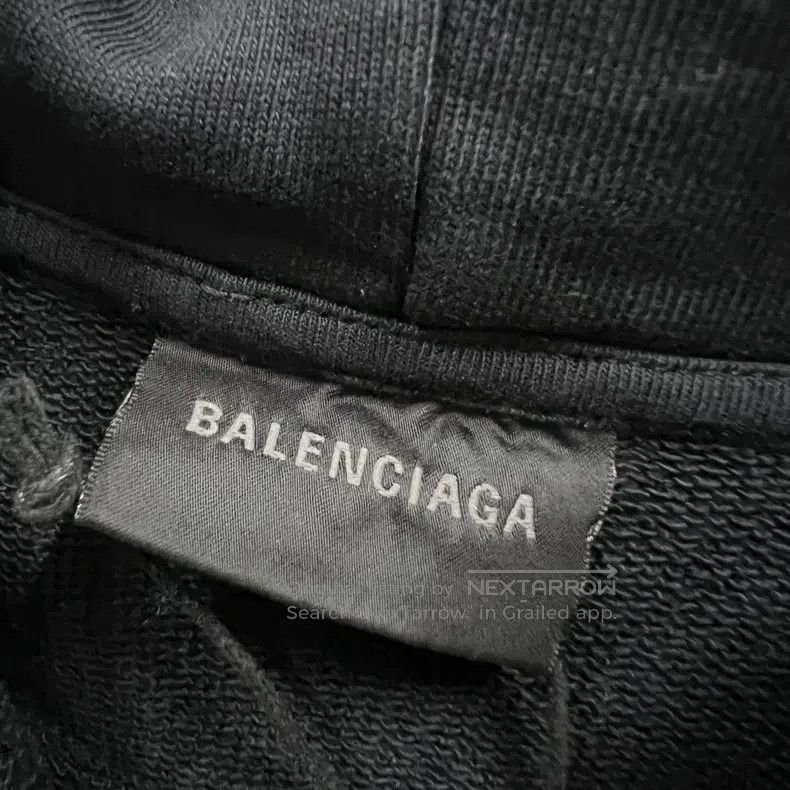 Balenciaga Balenciaga Patchwork Distressed Tape Logo Hoodie Size US M / EU 48-50 / 2 - 4 Thumbnail