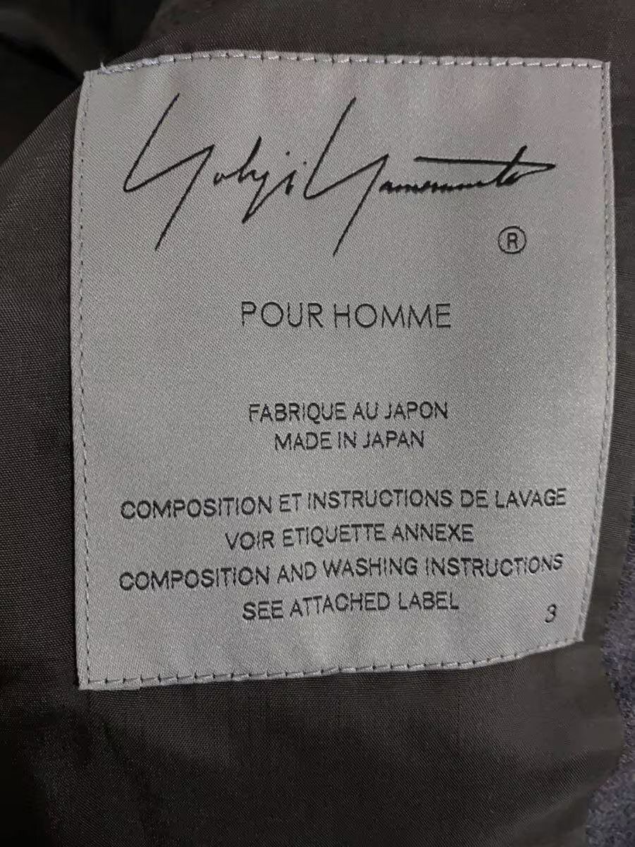 Yohji Yamamoto yohji yamamoto POUR HOMME Wool/GRY Coat Size US L / EU 52-54 / 3 - 4 Thumbnail