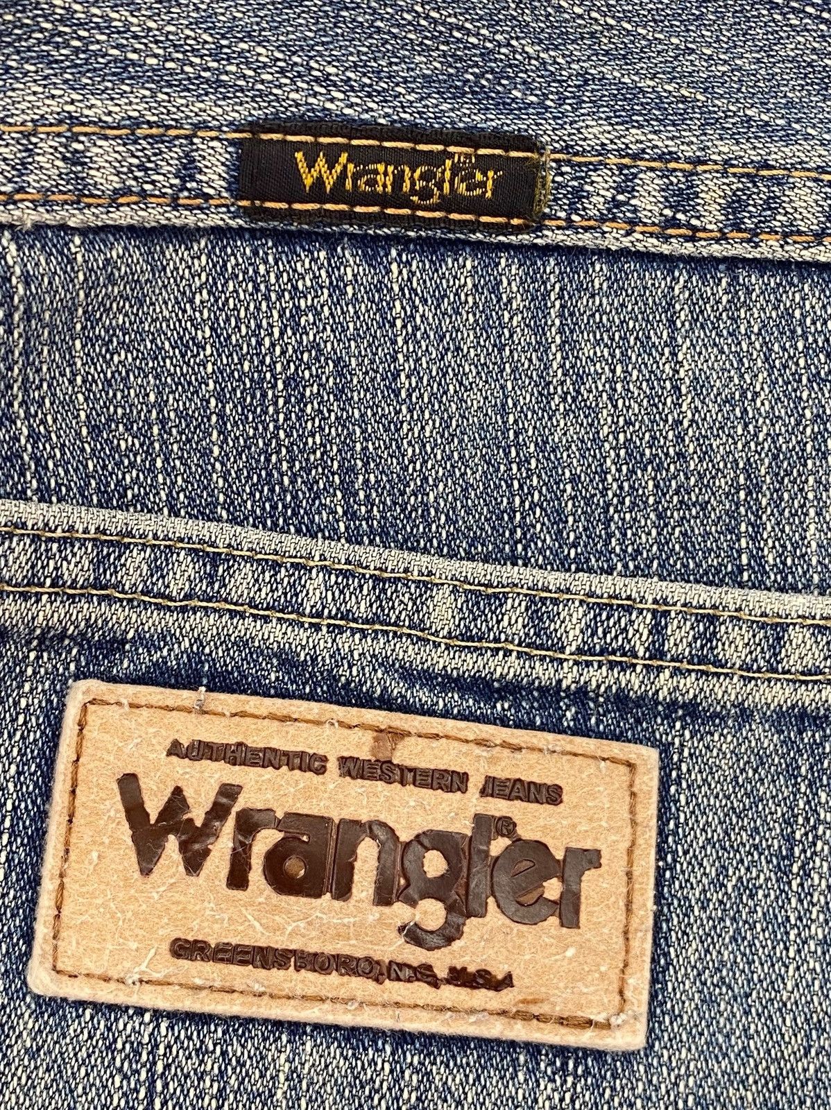 Wrangler Wrangler Mud Wash Denim Style Straight Leg Jeans Size US 32 / EU 48 - 11 Thumbnail