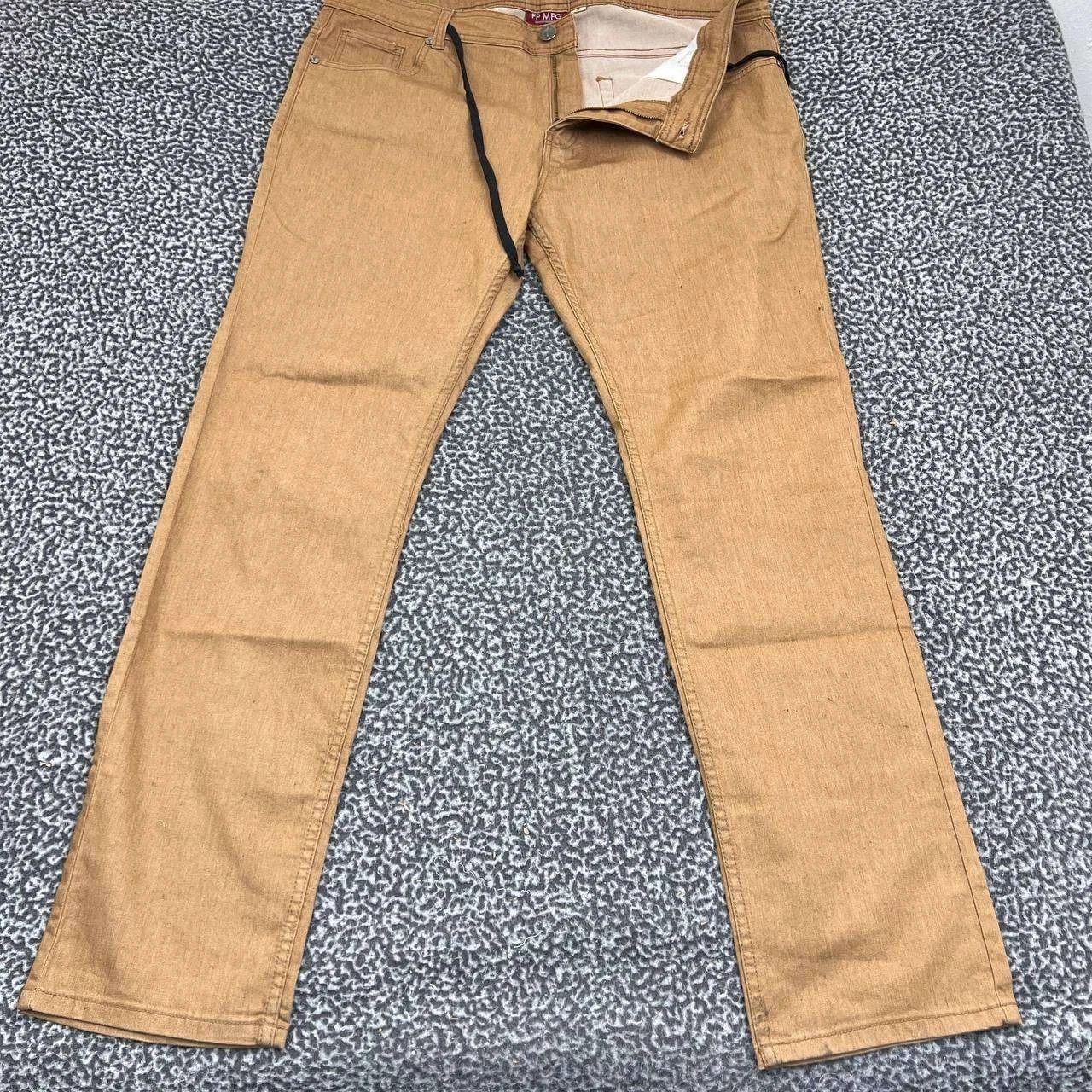 Other Footprint Manufacture Jeans Men 36x33 Brown Denim Pants Size US 36 / EU 52 - 1 Thumbnail