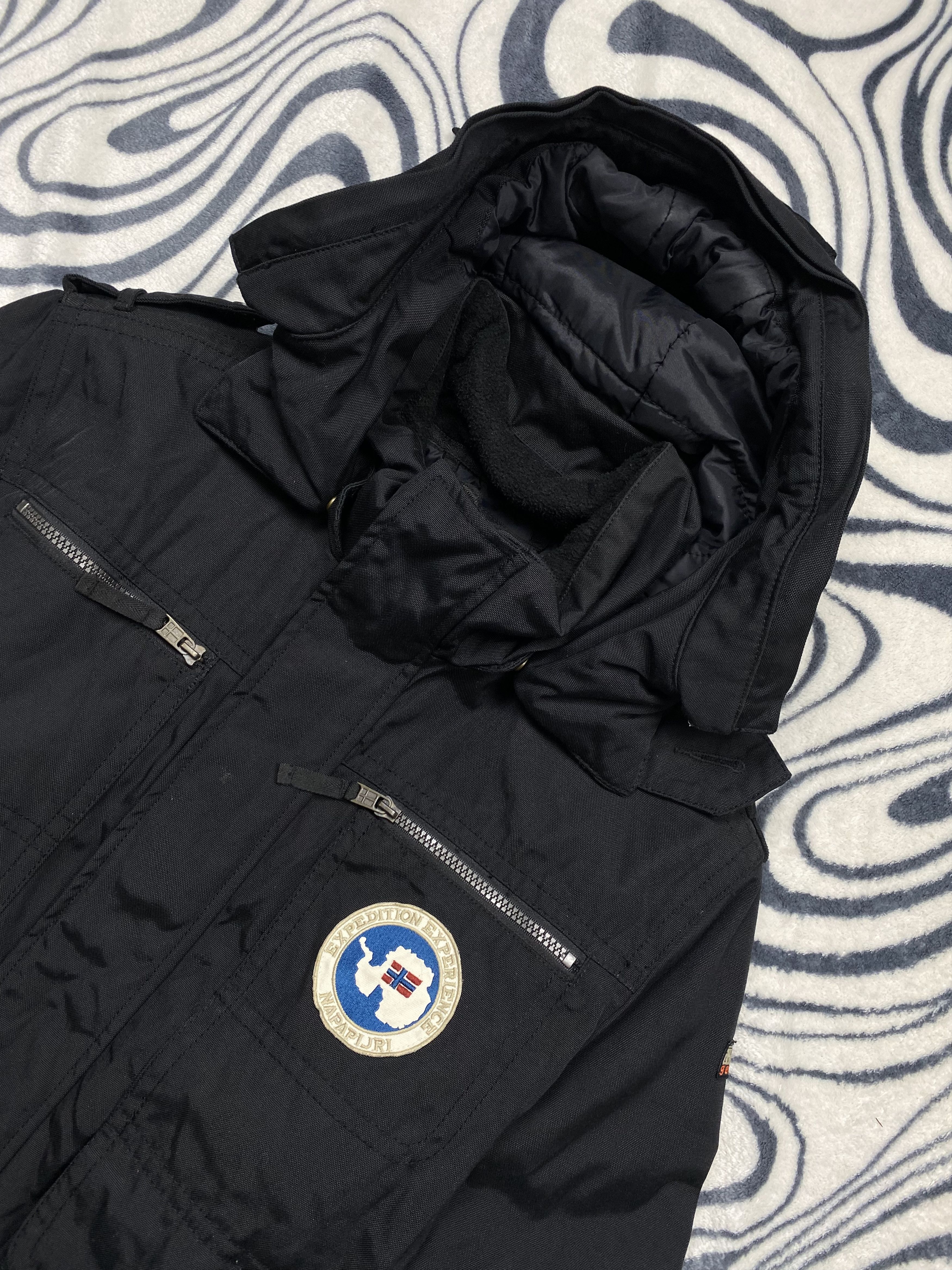 Napapijri × Vintage Napapijri Vintage Winter Warm Jacket Y2K Size US XL / EU 56 / 4 - 2 Thumbnail