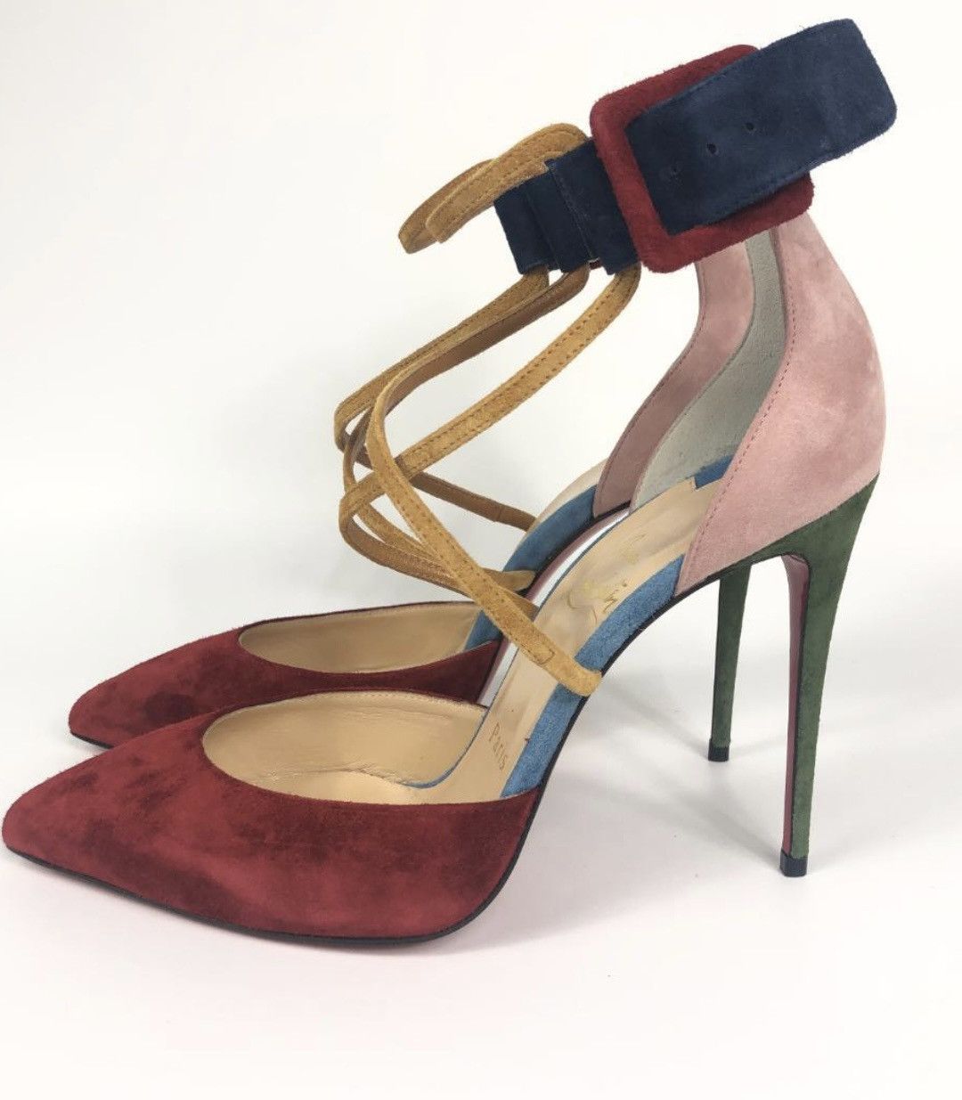 Christian Louboutin Suzanne Heels Size US 7 / IT 37 - 3 Thumbnail