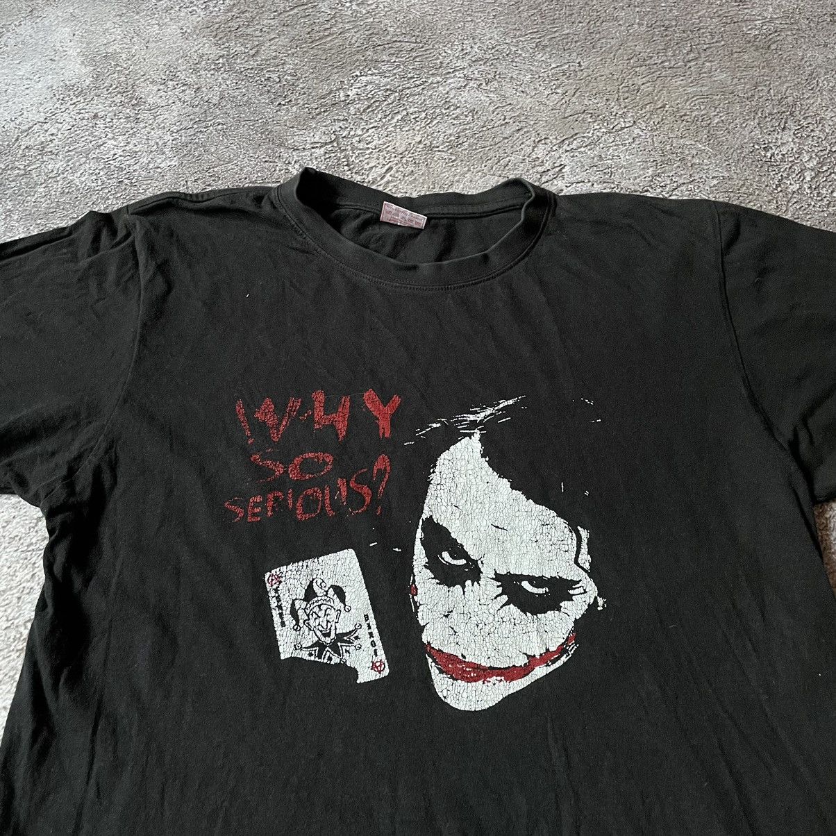 Band Tees Vintage 00S JOKER HORROR FACE CREEPY ABSTRACT ANGRY BONES Size US M / EU 48-50 / 2 - 4 Thumbnail
