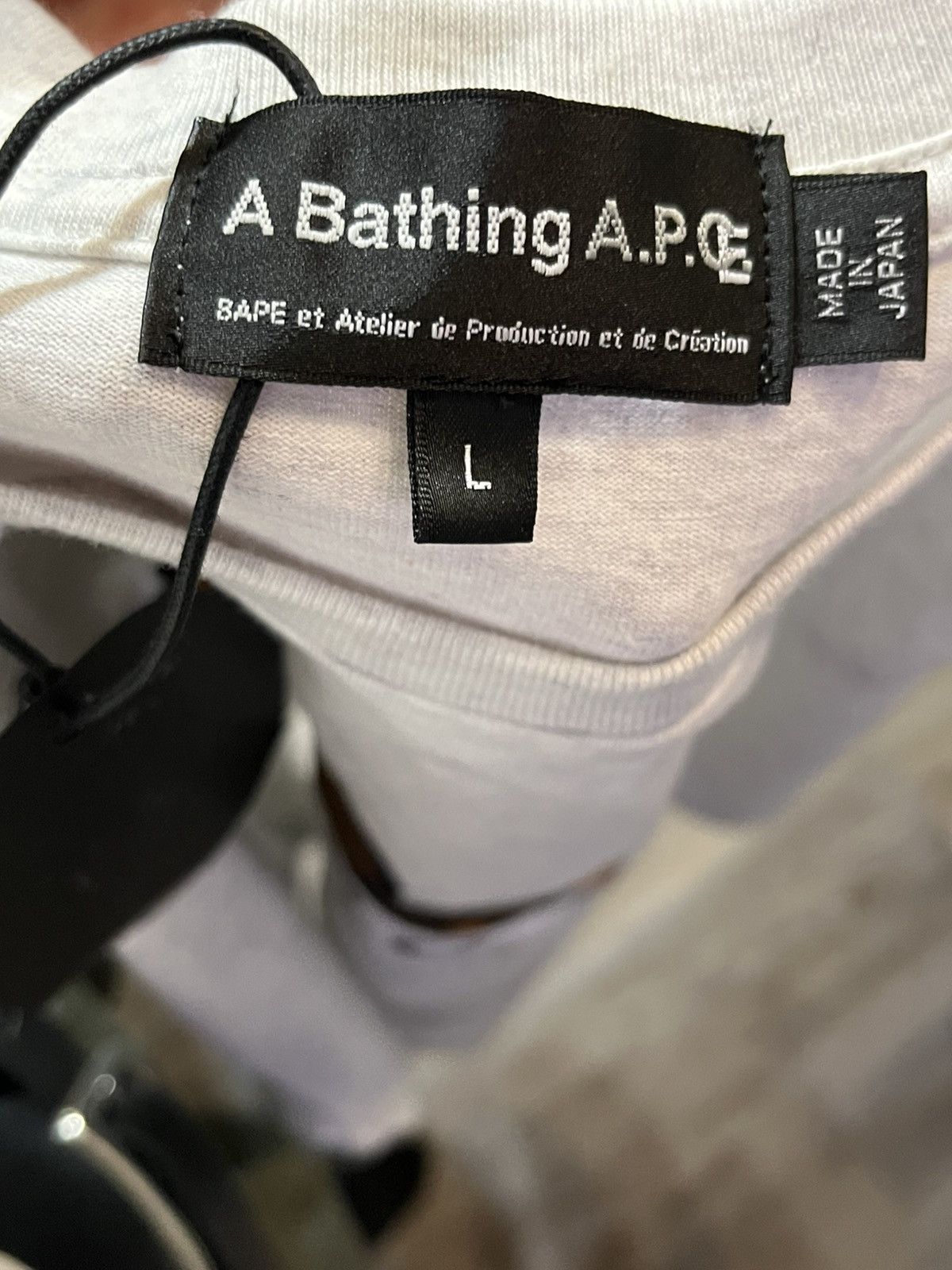 A.P.C. × Bape A.P.C X A Bathing Ape Baby Milo Sleeping On A Cloud Tee NWT Size US L / EU 52-54 / 3 - 9 Thumbnail