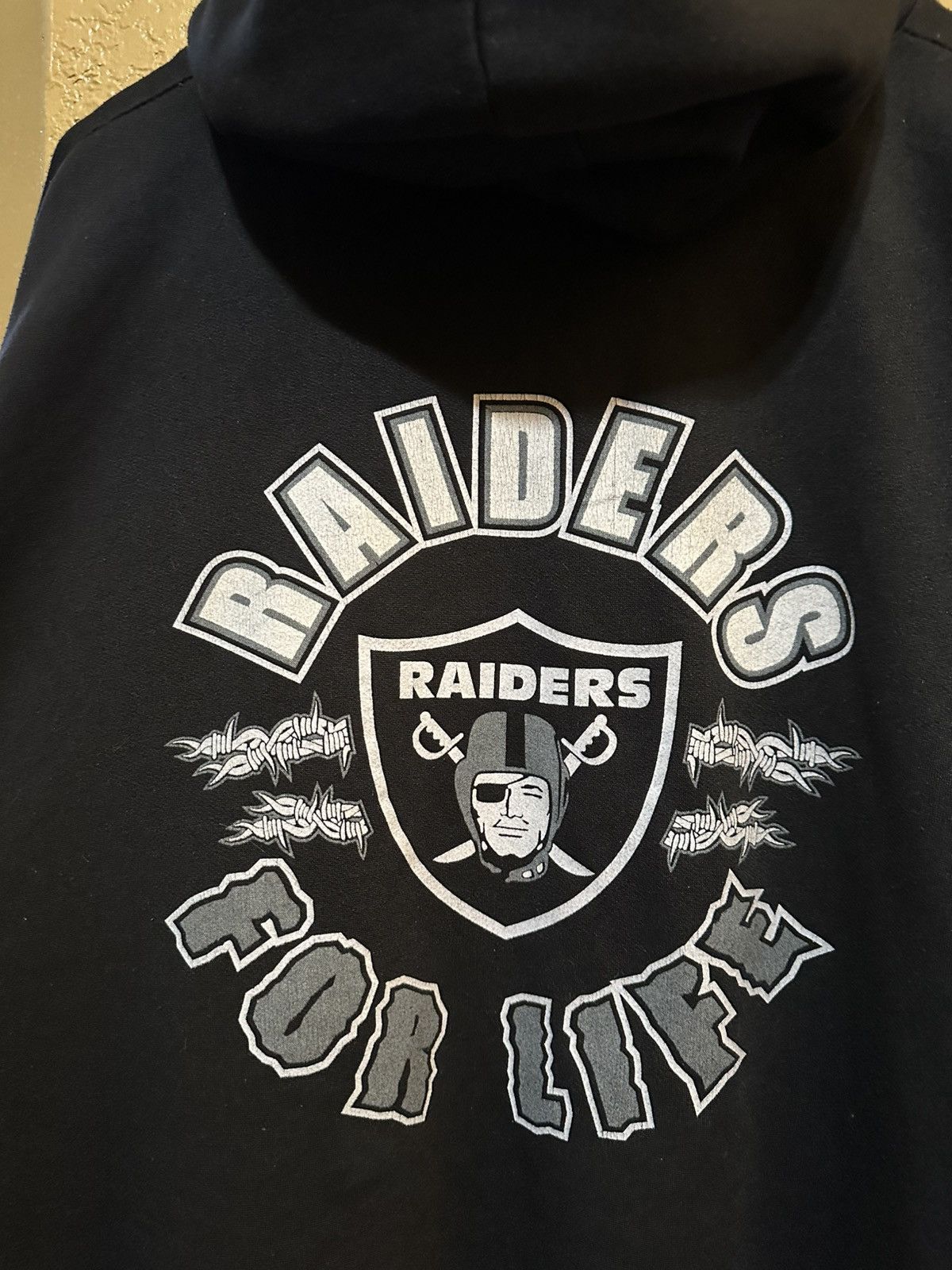 Vintage 🏴‍☠️ vintage Oakland Raiders pullover hoodie xl NFL Size US XL / EU 56 / 4 - 5 Thumbnail