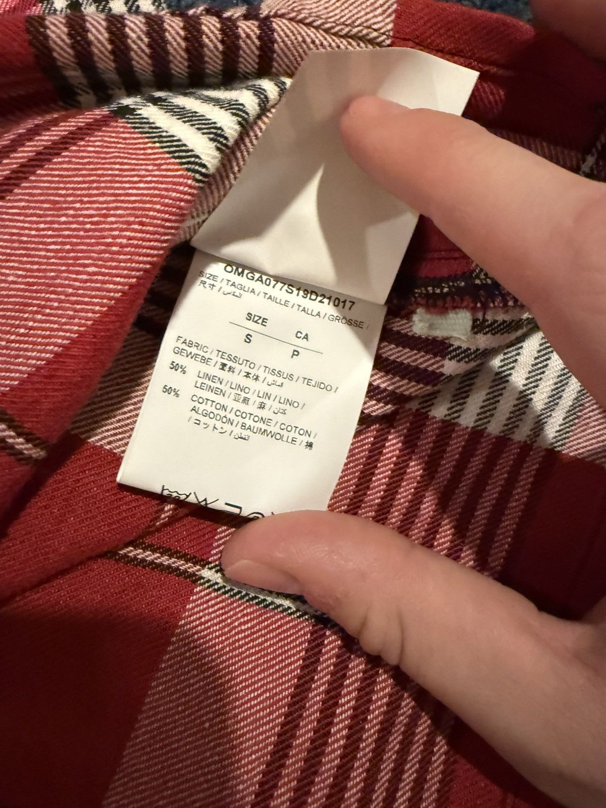 Off-White Off-White Skull Flannel Zip-Up SS19 Size Small Size US S / EU 44-46 / 1 - 6 Thumbnail