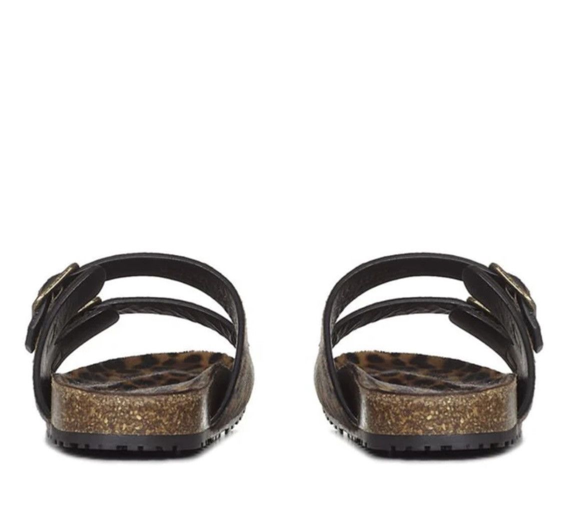 Anthony Vaccarello × Saint Laurent Paris Saint Laurent: 💯 Leopard 🐆 Pony Hair 🩴 -Rare Size 45/12 Size US 12 / EU 45 - 3 Thumbnail