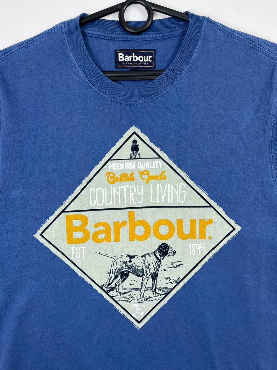 Barbour Barbour Graphic Logo T Shirt Country Living CottonSize M Size US M / EU 48-50 / 2 - 2 Thumbnail